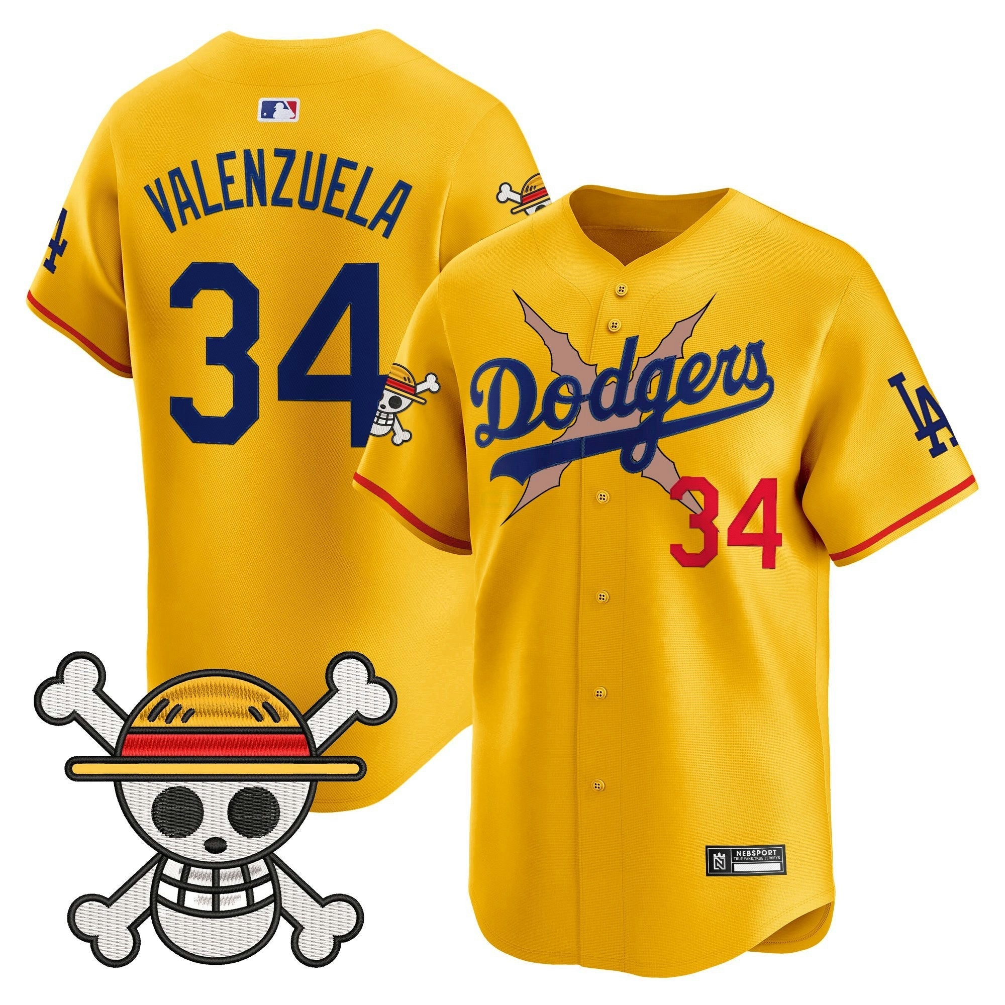 Camisa MLB Men’s Los Angeles x One Piece 2025 Vapor Premier Limited Jersey – Stitched