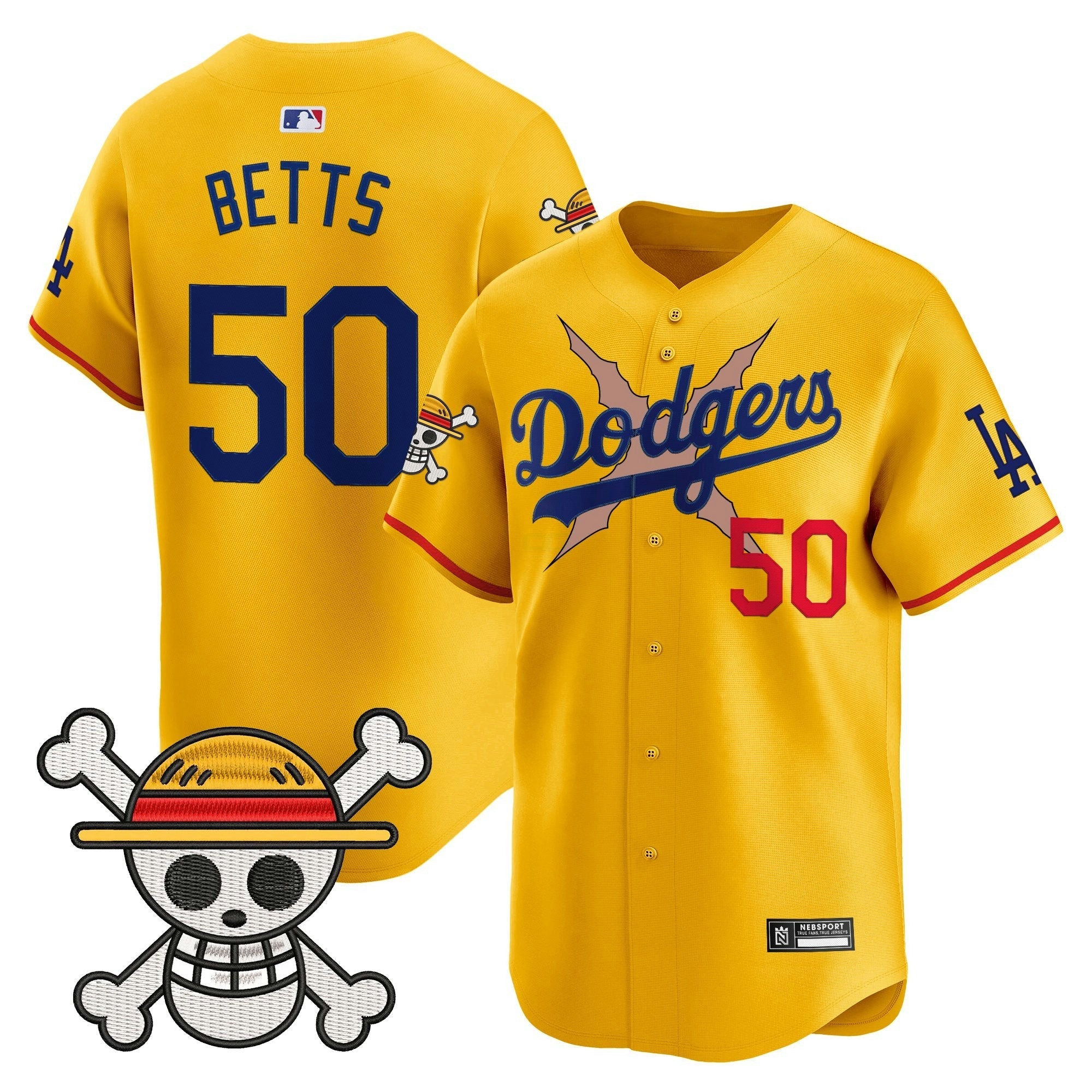 Camisa MLB Men’s Los Angeles x One Piece 2025 Vapor Premier Limited Jersey – Stitched