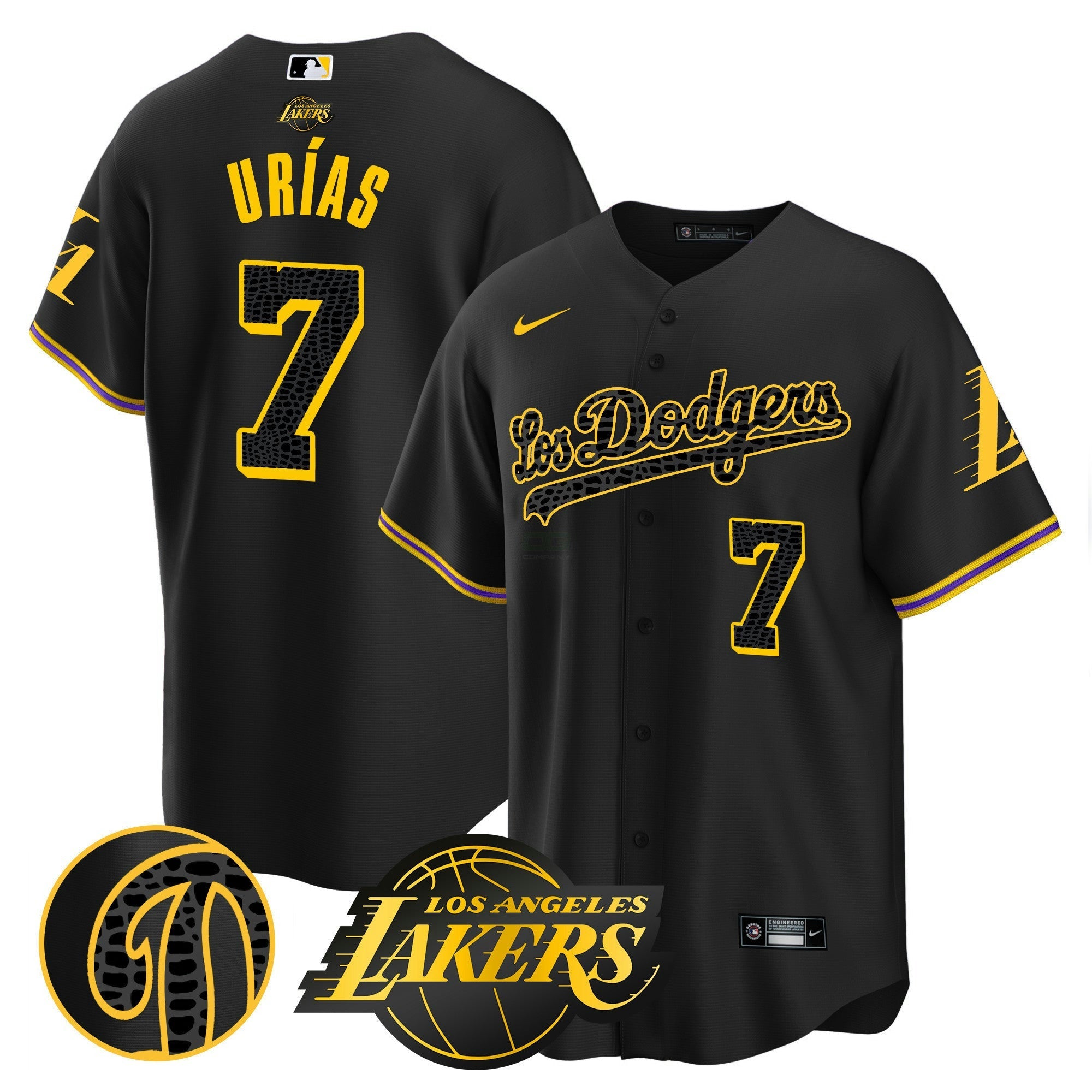 Camisa MLB Men’s Los Cool Base Mamba Jersey