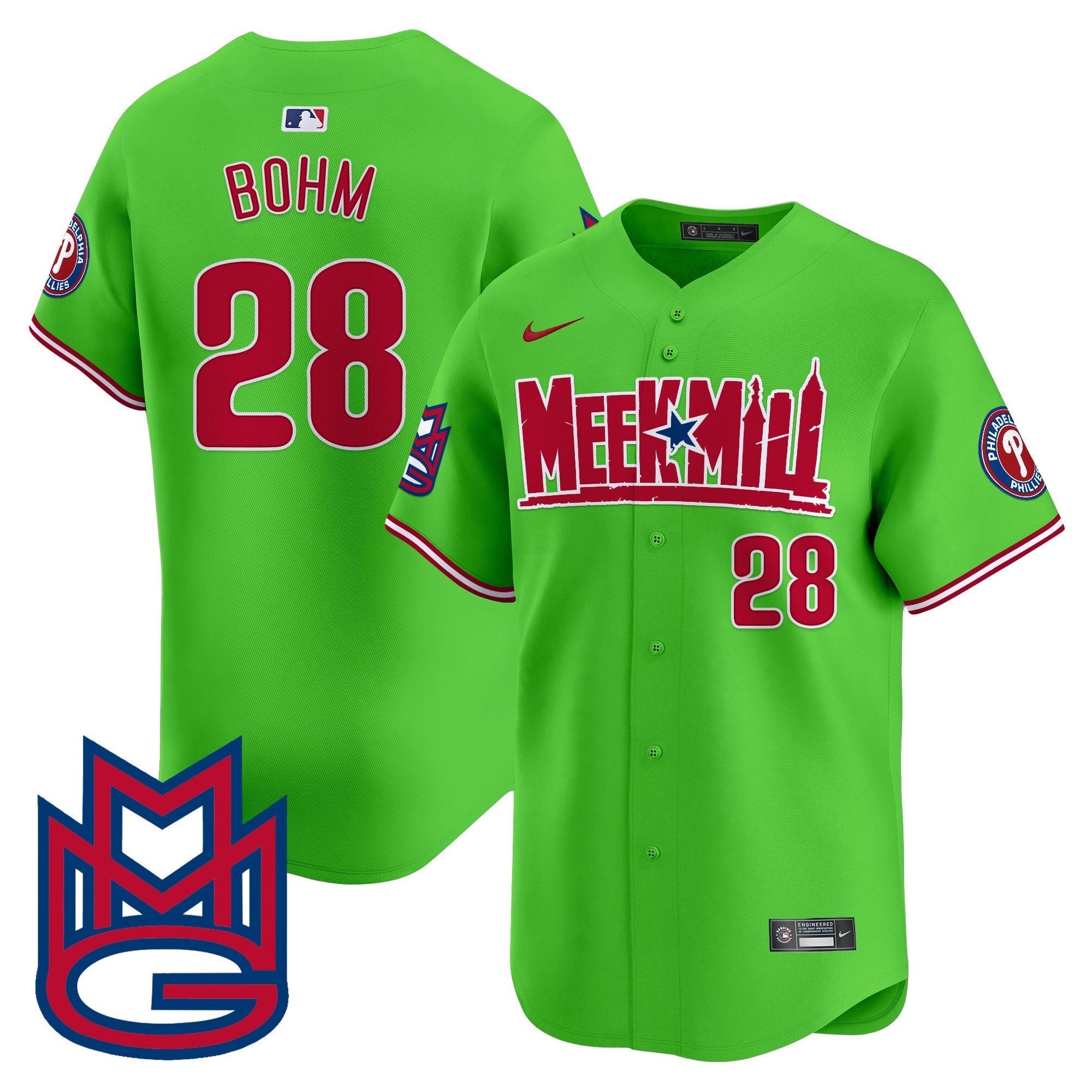 Camisa MLB Men’s Meek Mill Vapor Premier Limited Jersey