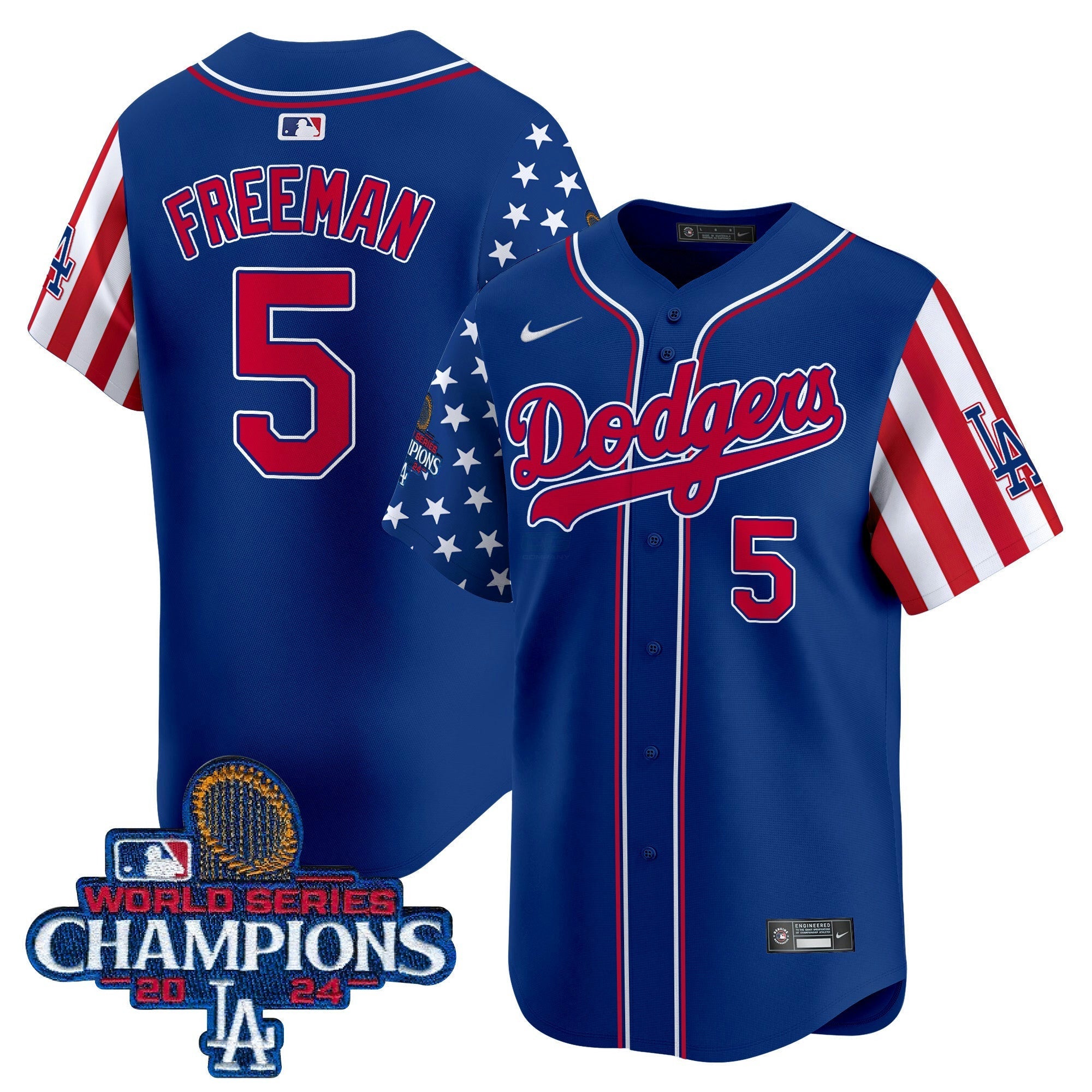 Camisa MLB Men’s Memorial Day & 2024 World Series Champions Vapor Premier Limited Jersey