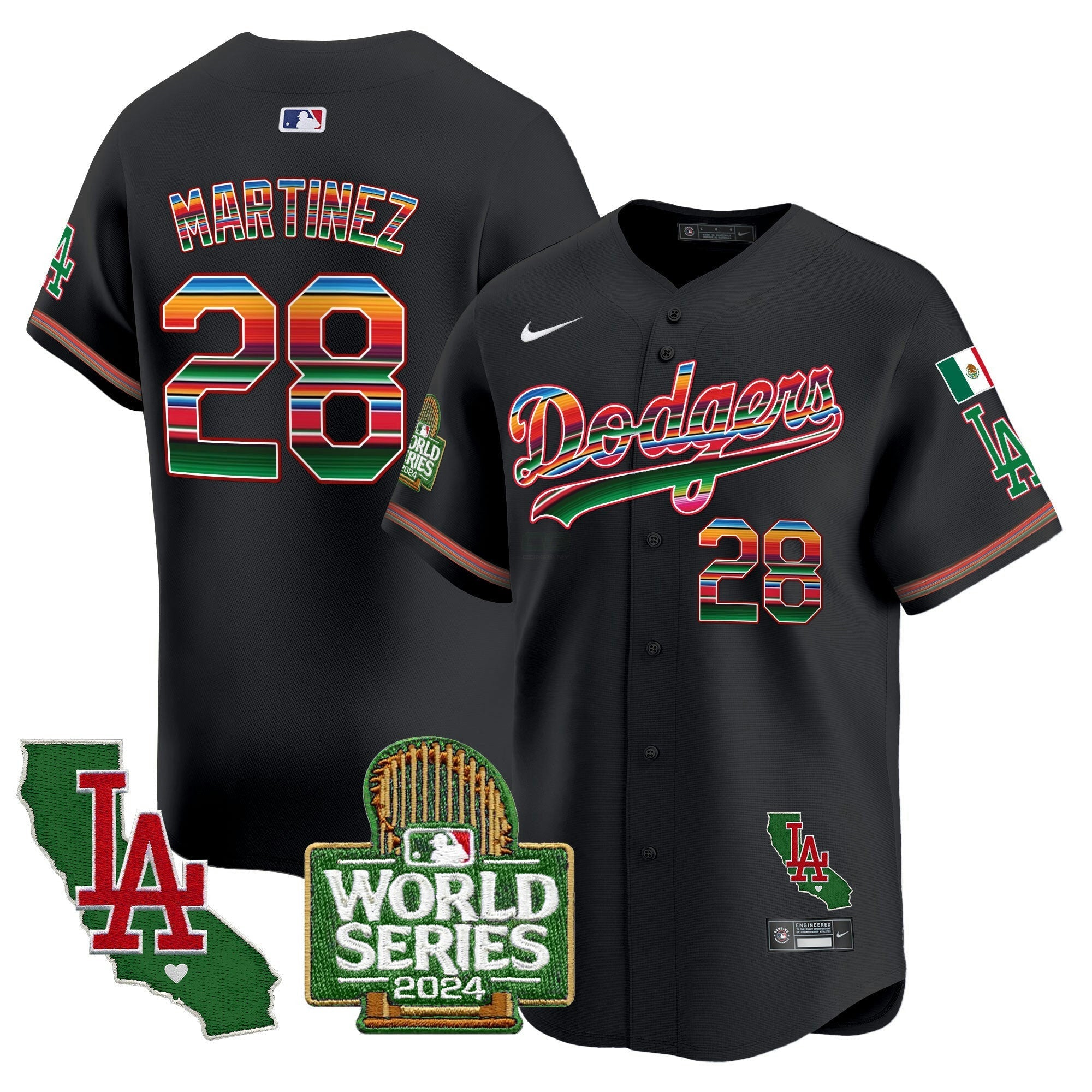 Camisa MLB Men’s Mexico 2024 World Series Vapor Premier Limited Jersey