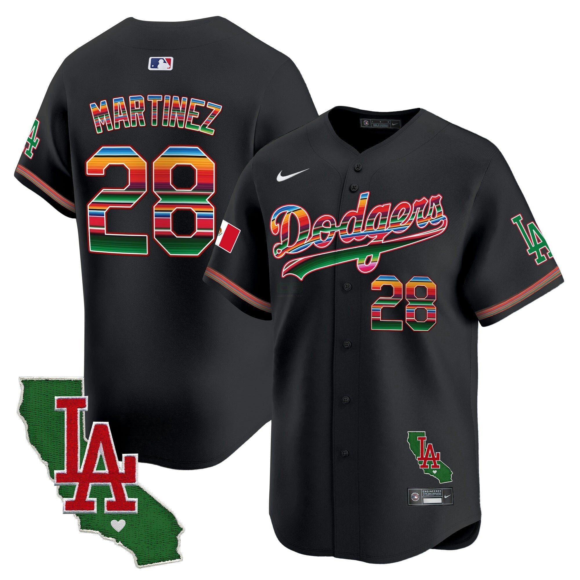 Camisa MLB Men’s Mexico California Patch Vapor Premier Limited Jersey