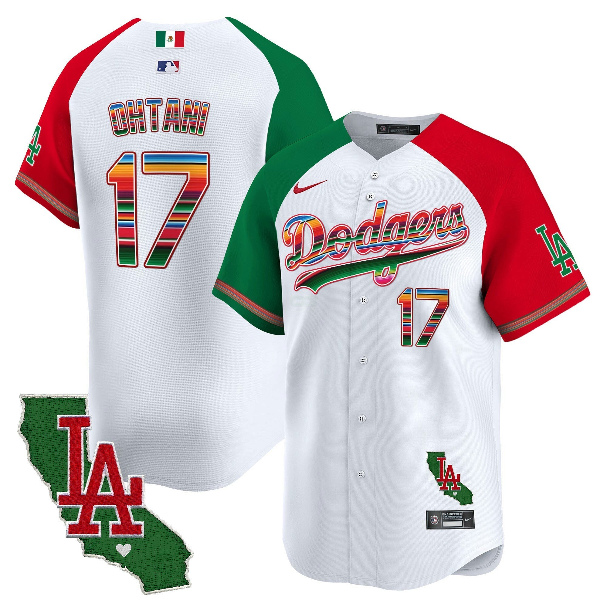 Camisa MLB Men’s Mexico California Patch Vapor Premier Limited Jersey V2