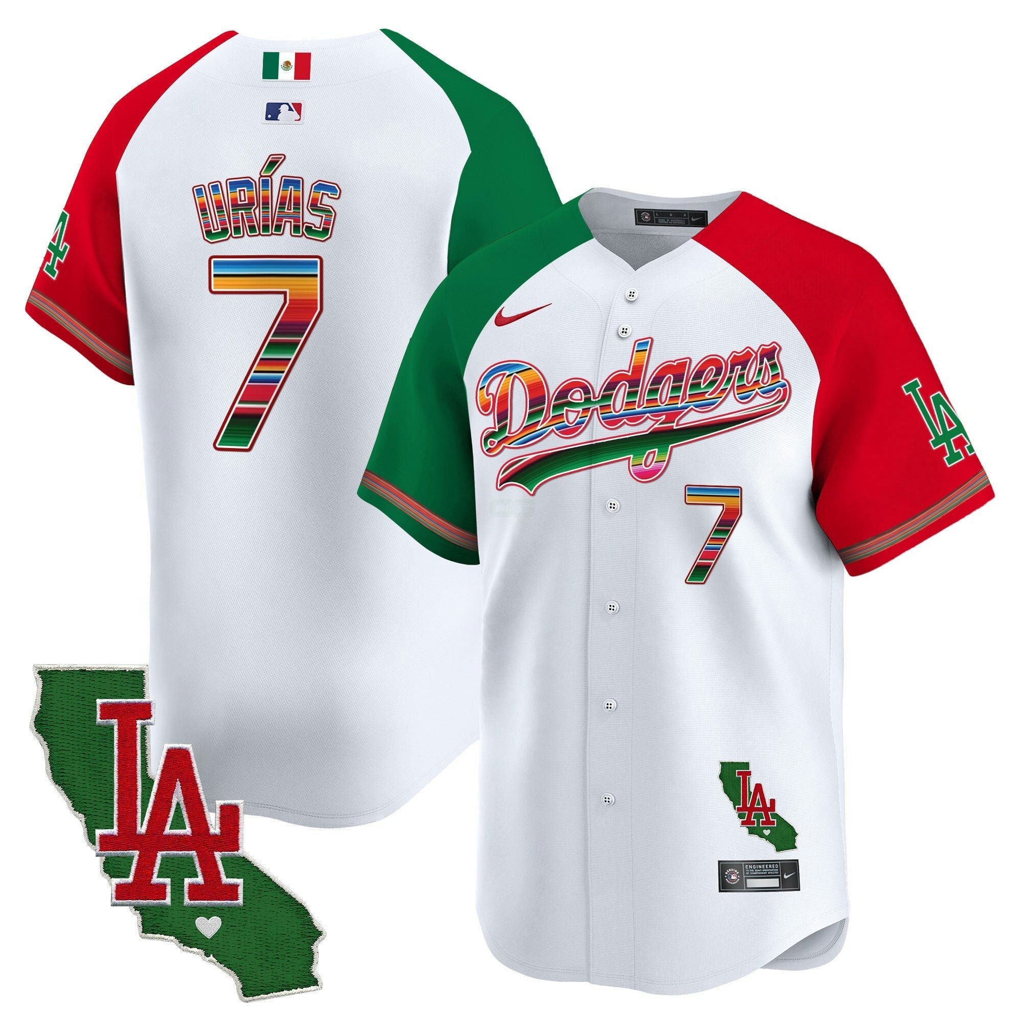 Camisa MLB Men’s Mexico California Patch Vapor Premier Limited Jersey V2