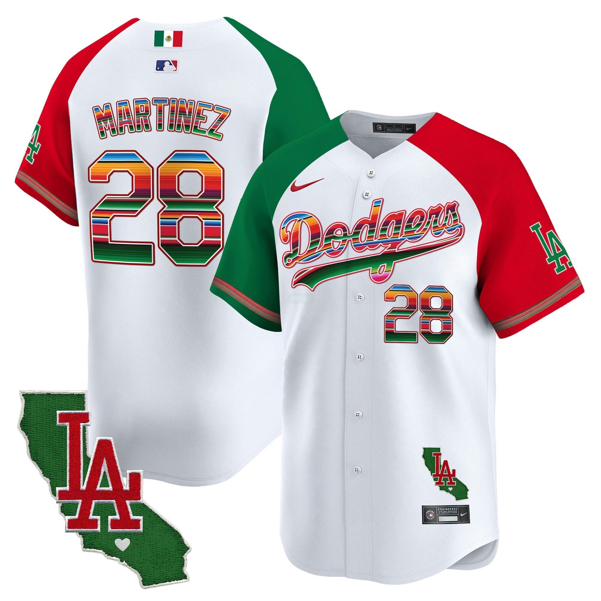 Camisa MLB Men’s Mexico California Patch Vapor Premier Limited Jersey V2
