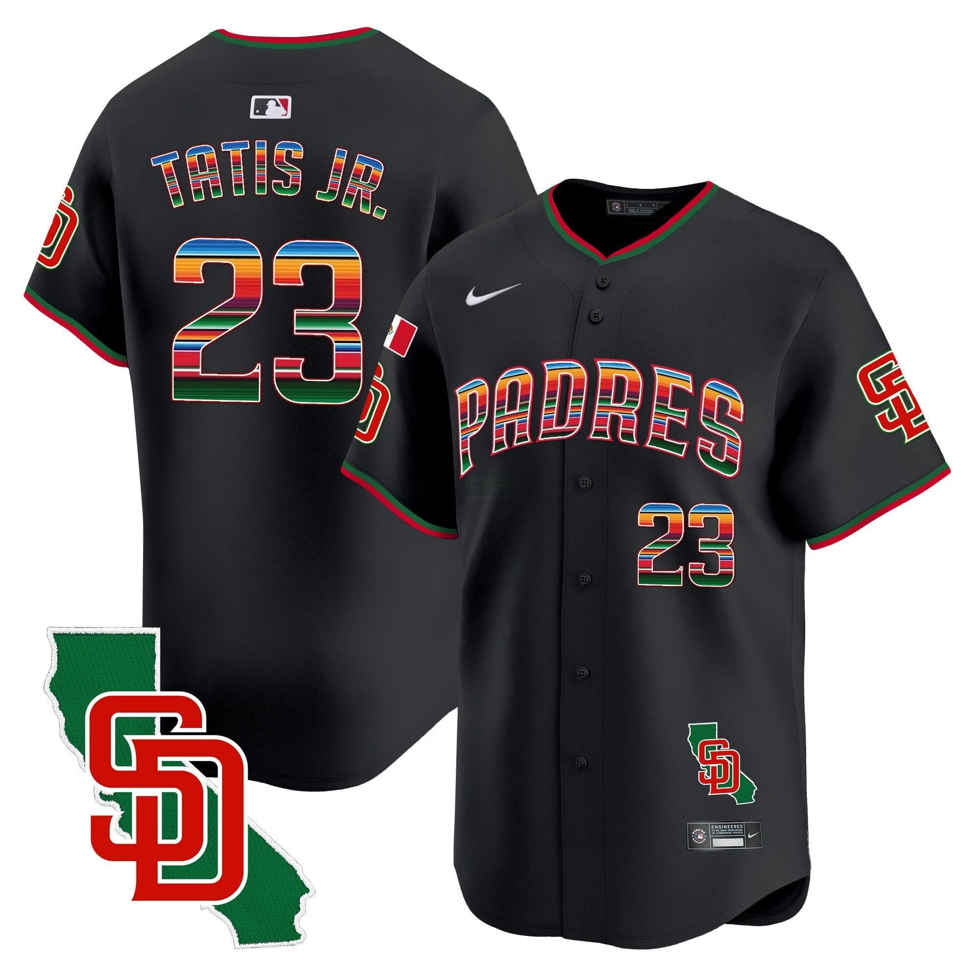 Camisa MLB Men’s Mexico California Patch Vapor Premier Limited Jersey V3