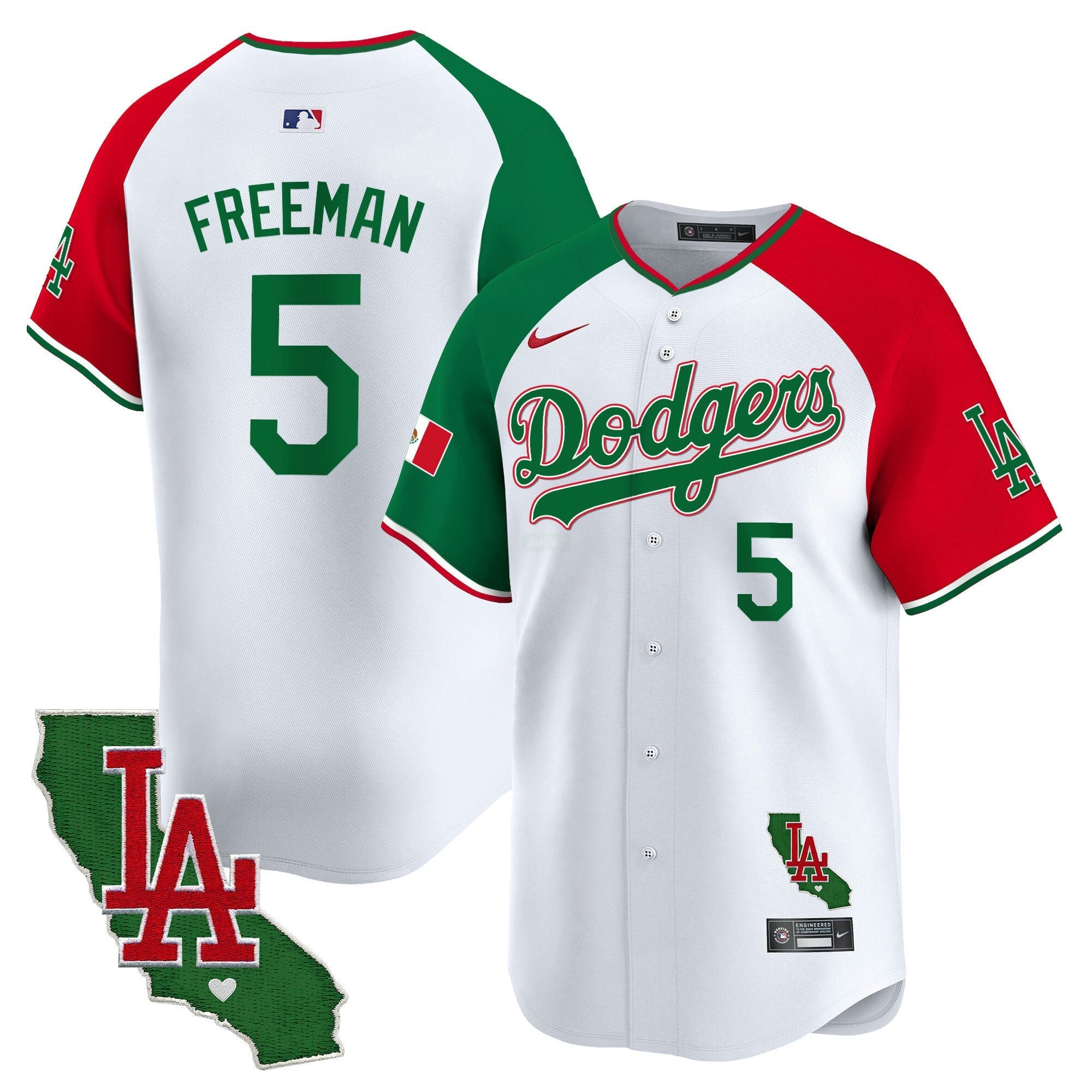 Camisa MLB Men’s Mexico California Patch Vapor Premier Limited Jersey V4
