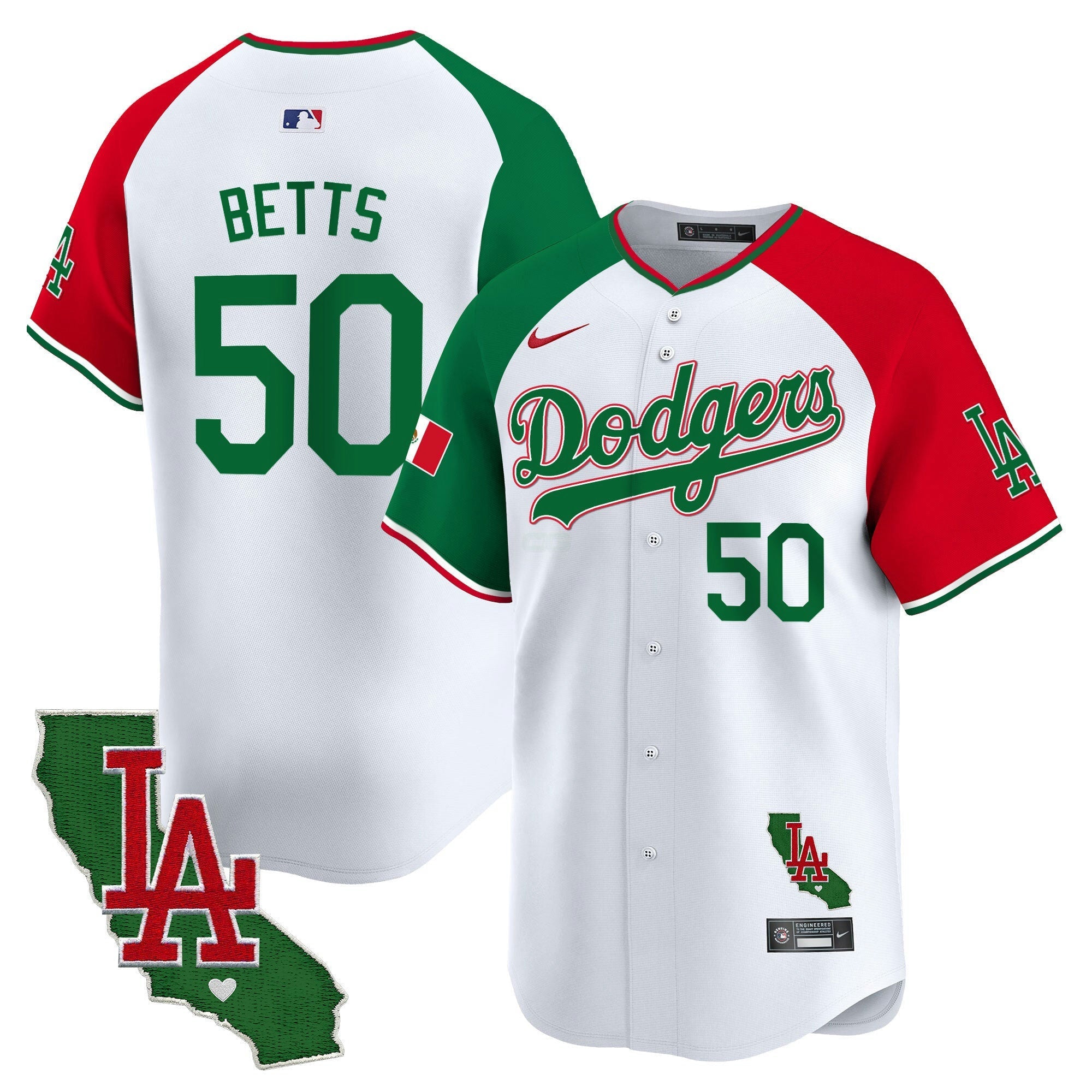 Camisa MLB Men’s Mexico California Patch Vapor Premier Limited Jersey V4