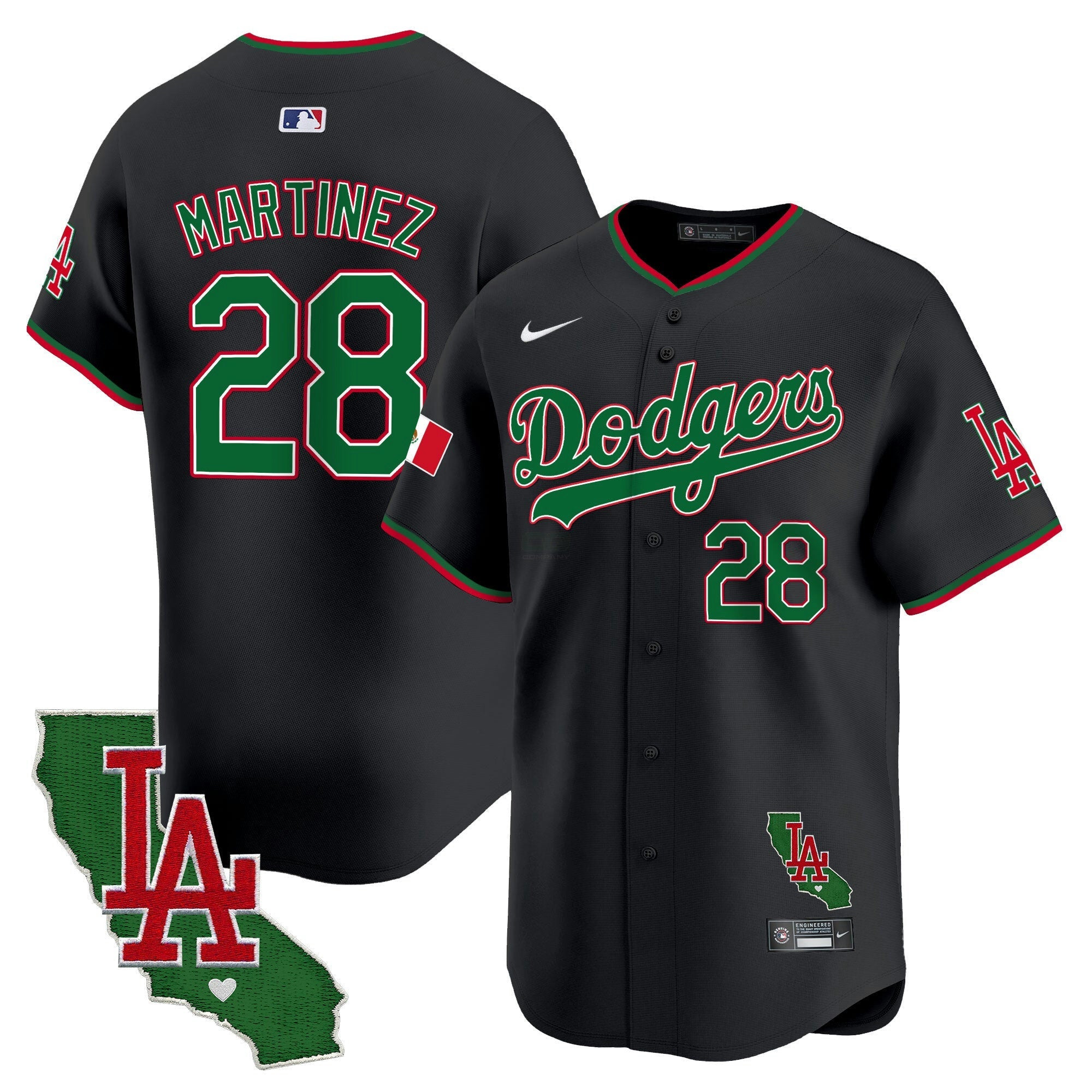 Camisa MLB Men’s Mexico California Patch Vapor Premier Limited Jersey V4