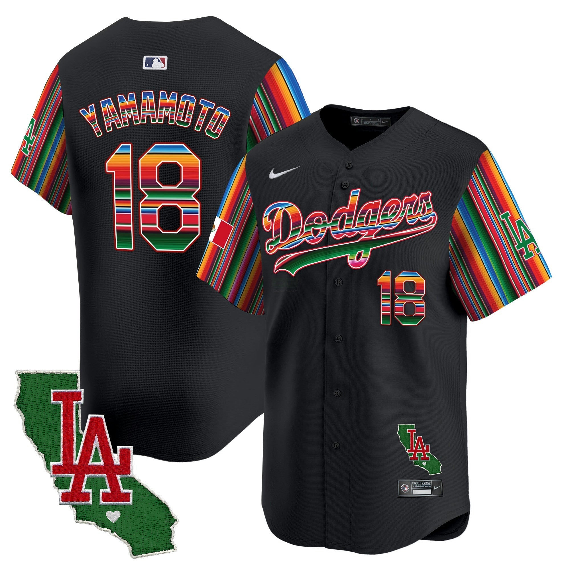 Camisa MLB Men’s Mexico California Patch Vapor Premier Limited Jersey V5
