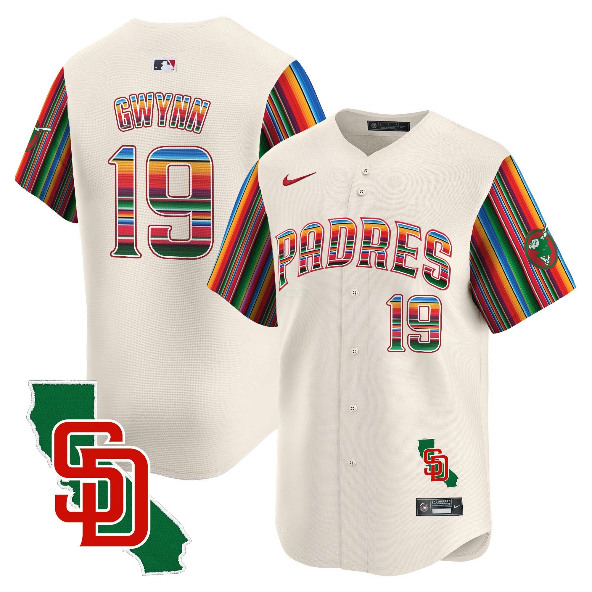 Camisa MLB Men’s Mexico California Patch Vapor Premier Limited Jersey V6