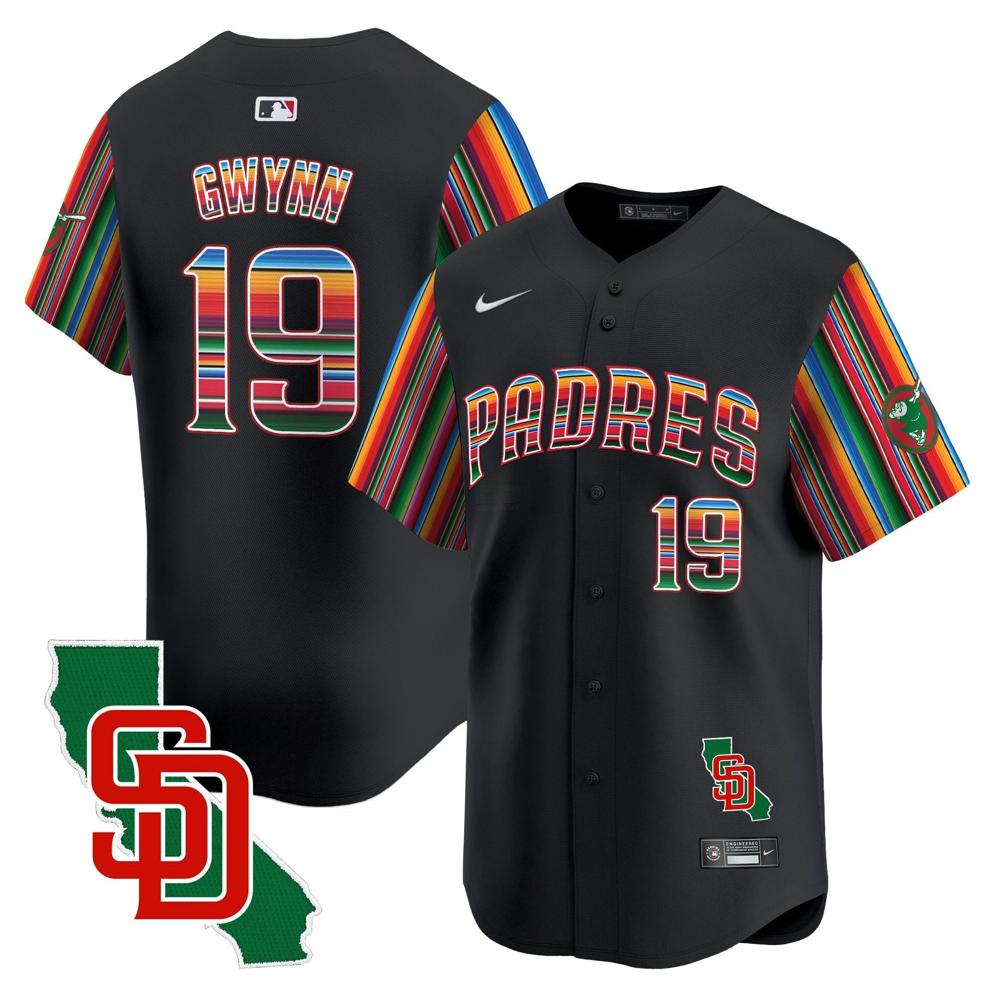 Camisa MLB Men’s Mexico California Patch Vapor Premier Limited Jersey V6