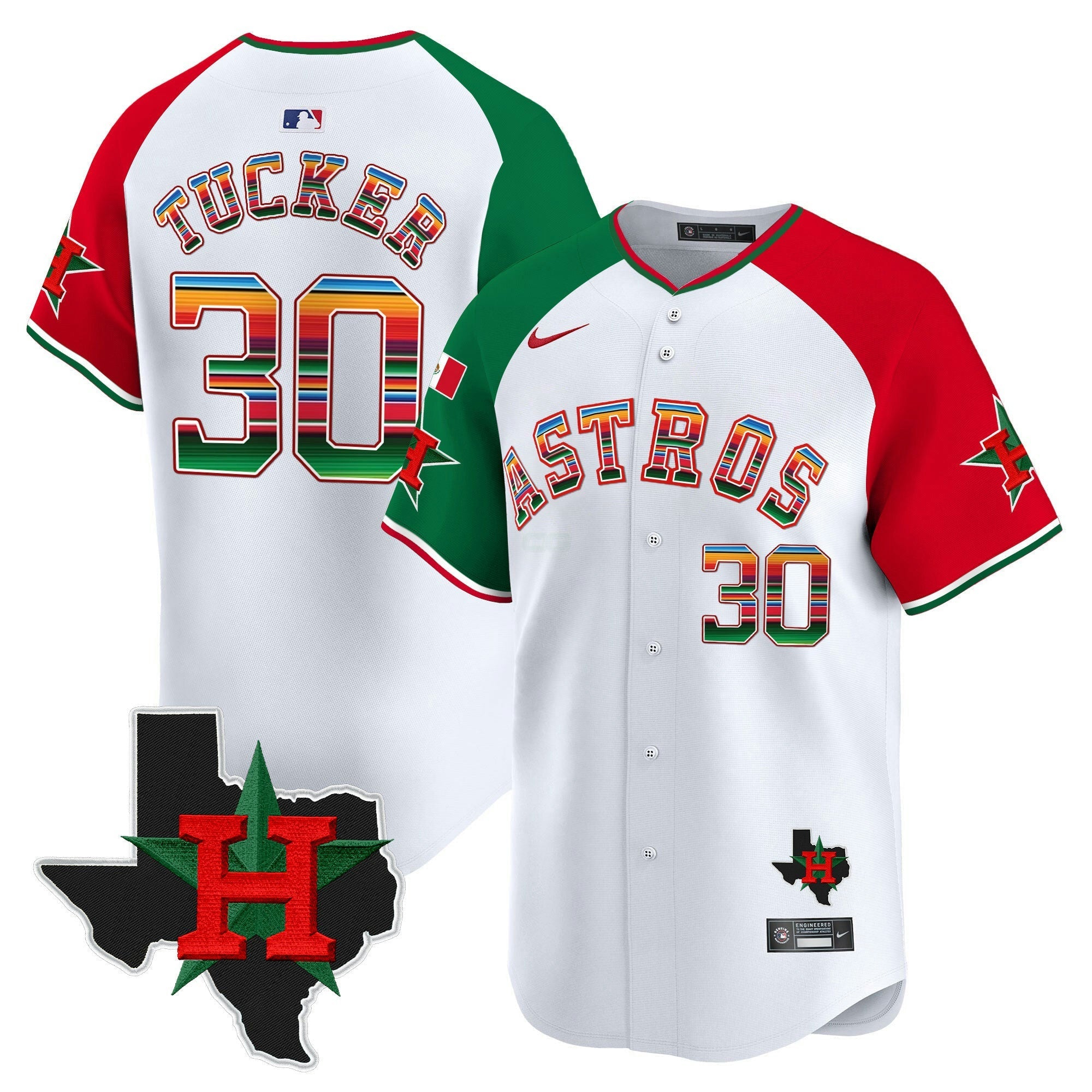 Camisa MLB Men’s Mexico Texas Patch Vapor Premier Limited Jersey V2