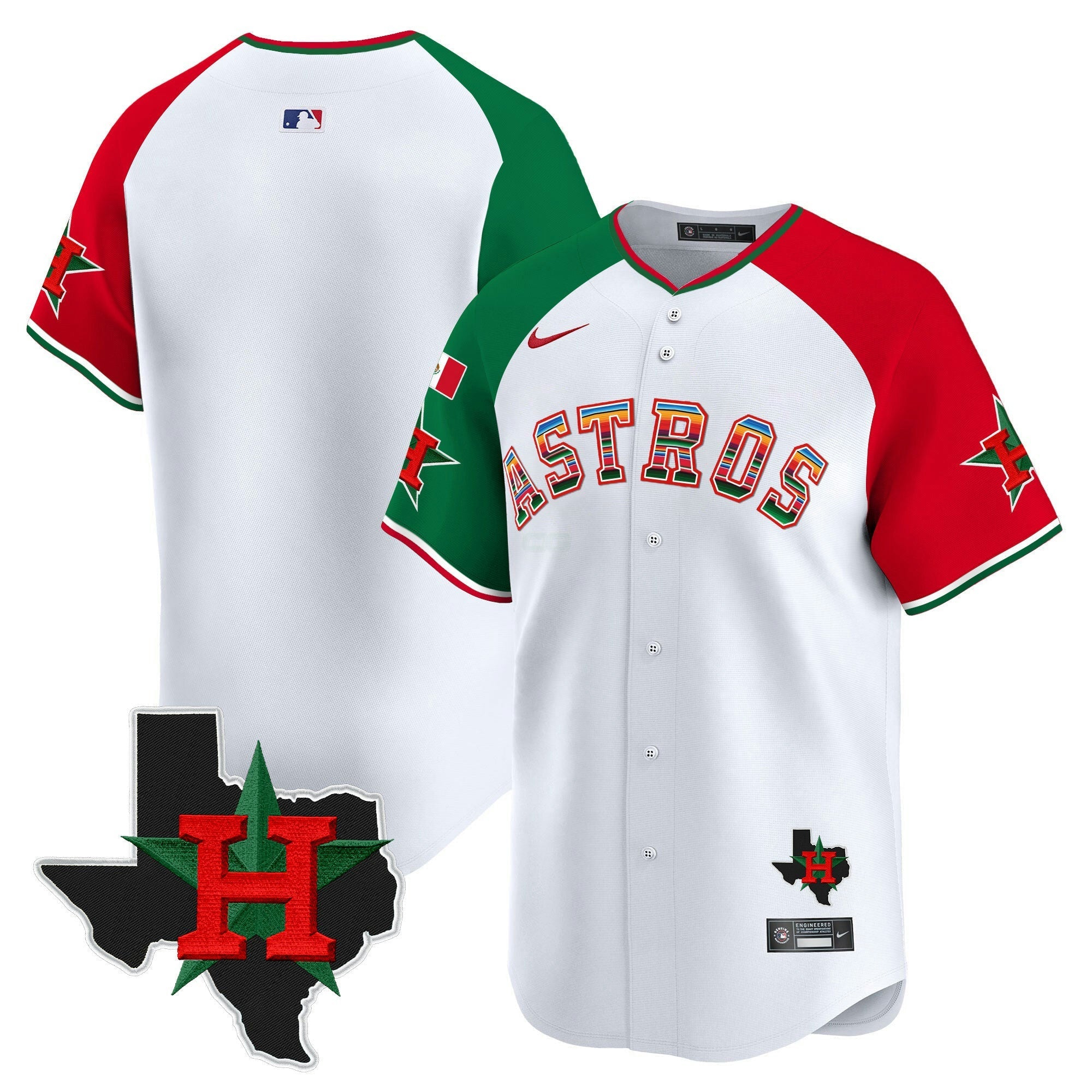 Camisa MLB Men’s Mexico Texas Patch Vapor Premier Limited Jersey V2