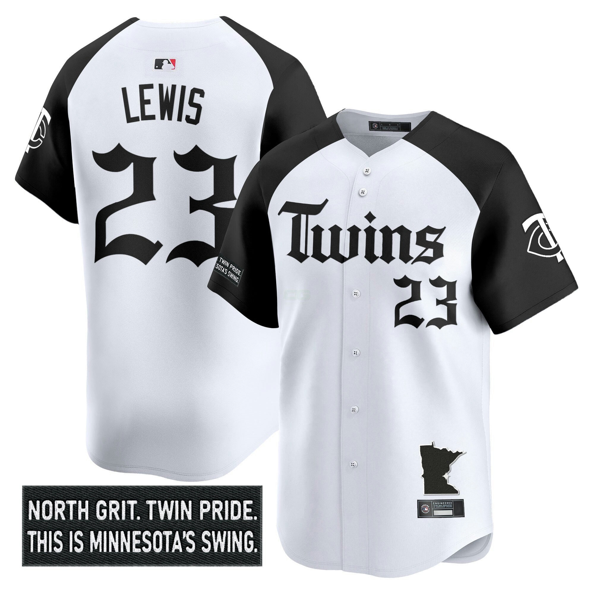 Camisa MLB Men’s Minnesota ‘Gothic North Edition’ Vapor Premier Limited Jersey V2