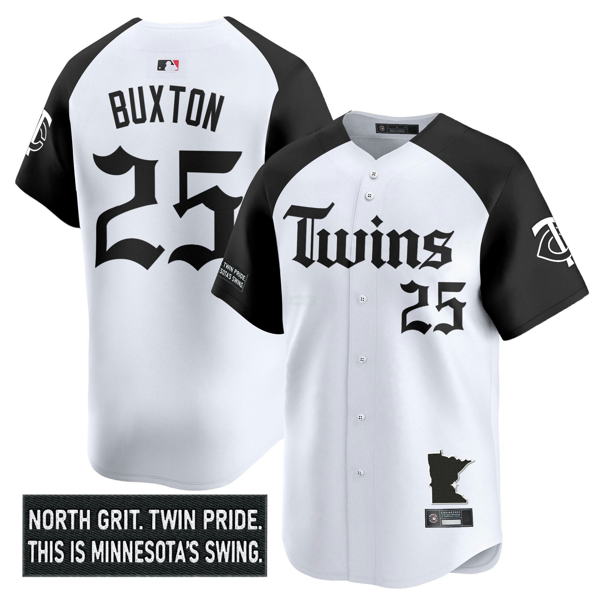 Camisa MLB Men’s Minnesota ‘Gothic North Edition’ Vapor Premier Limited Jersey V2
