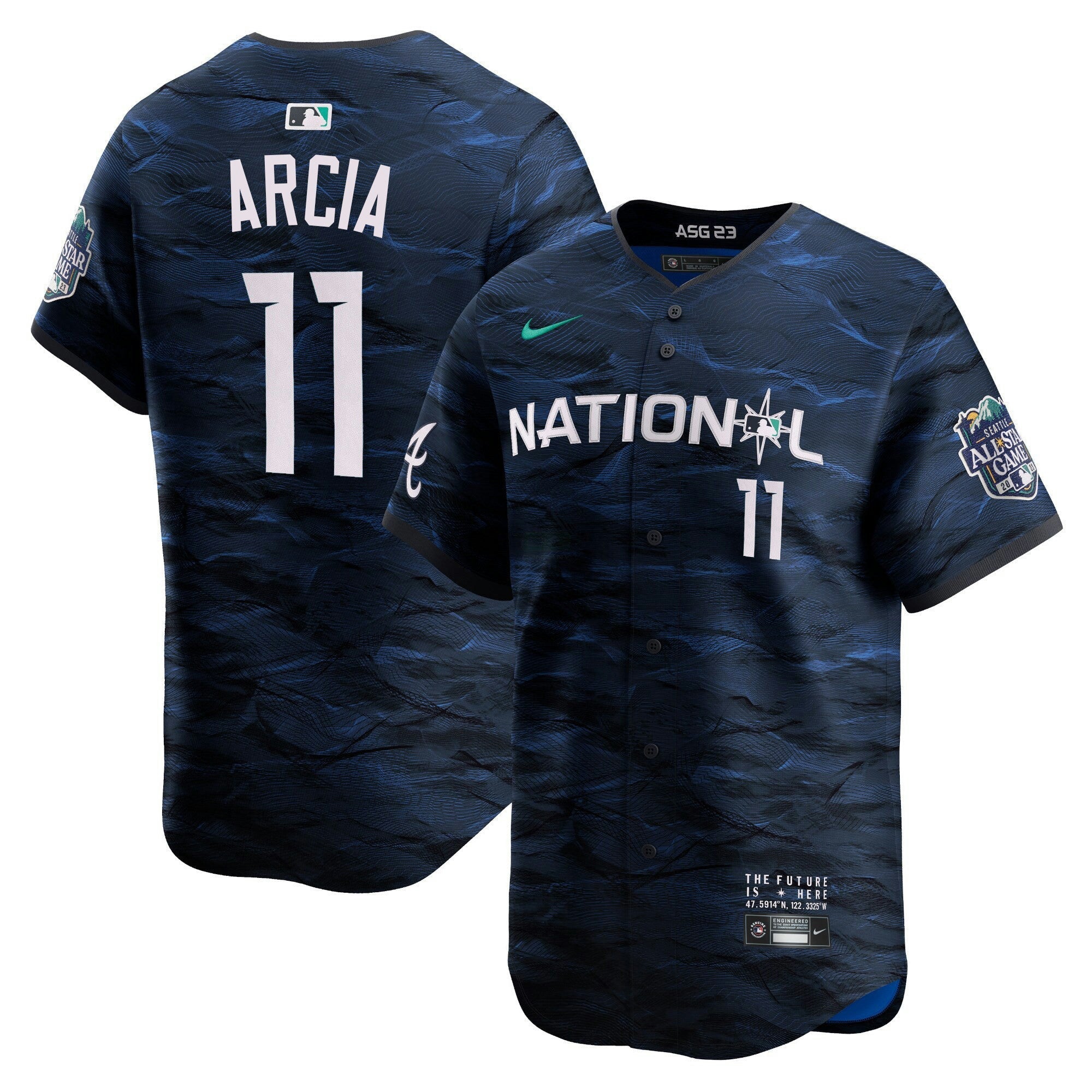 Camisa MLB Men’s National League 2023 All-Star Game Azul Royal Jersey