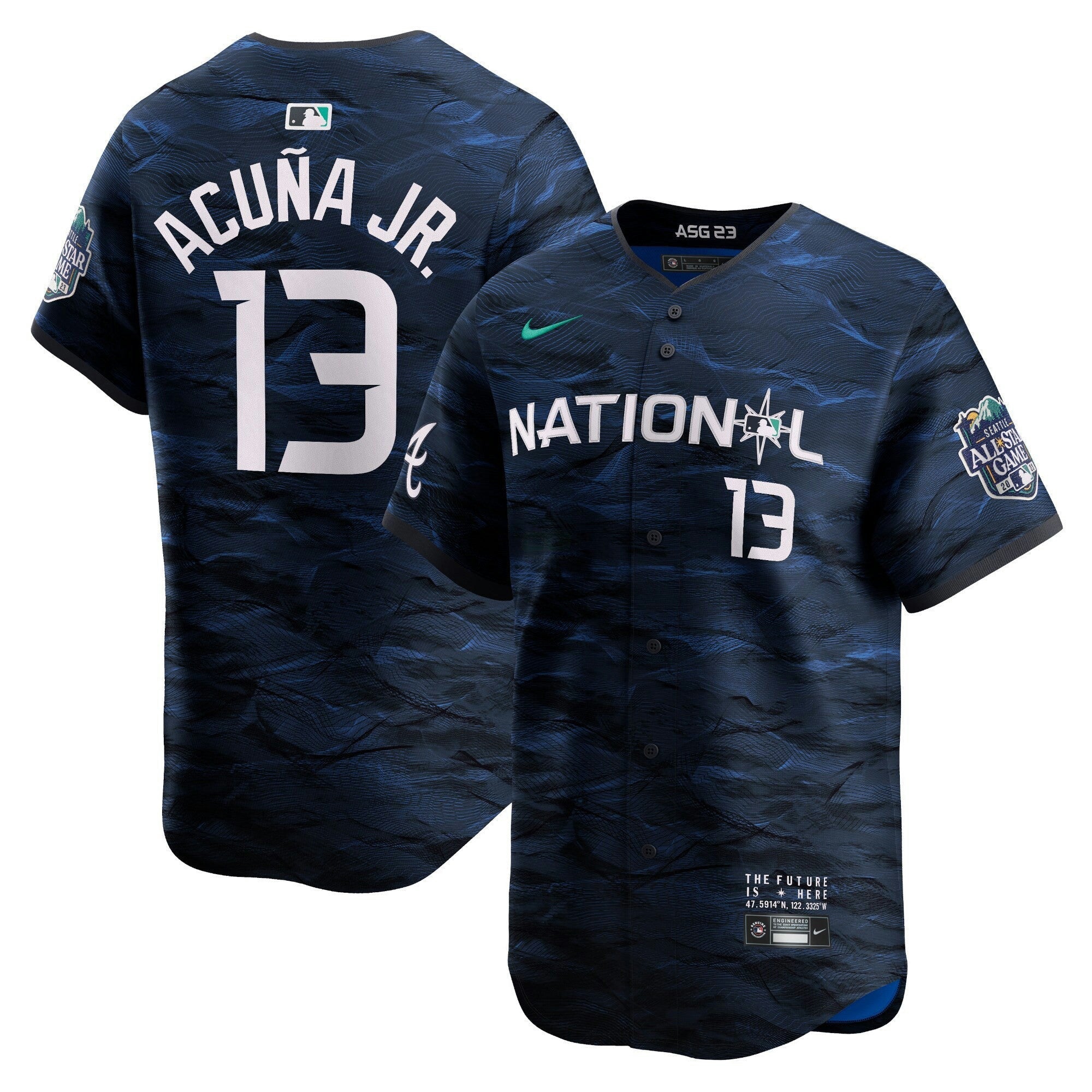 Camisa MLB Men’s National League 2023 All-Star Game Azul Royal Jersey
