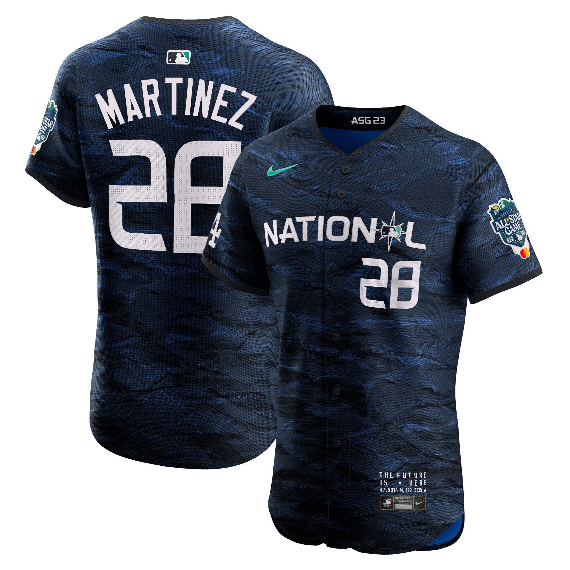 Camisa MLB Men’s National League 2023 All-Star Game Azul Royal Jersey