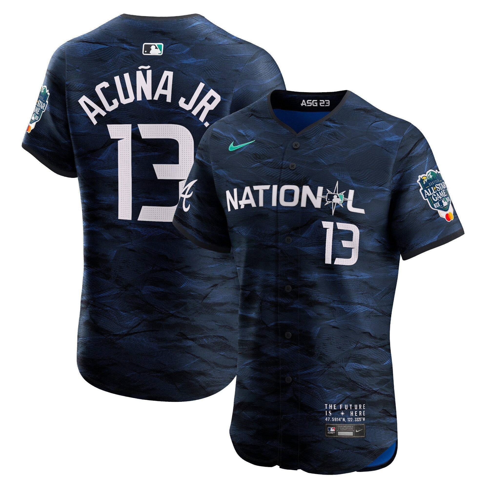 Camisa MLB Men’s National League 2023 All-Star Game Azul Royal Jersey