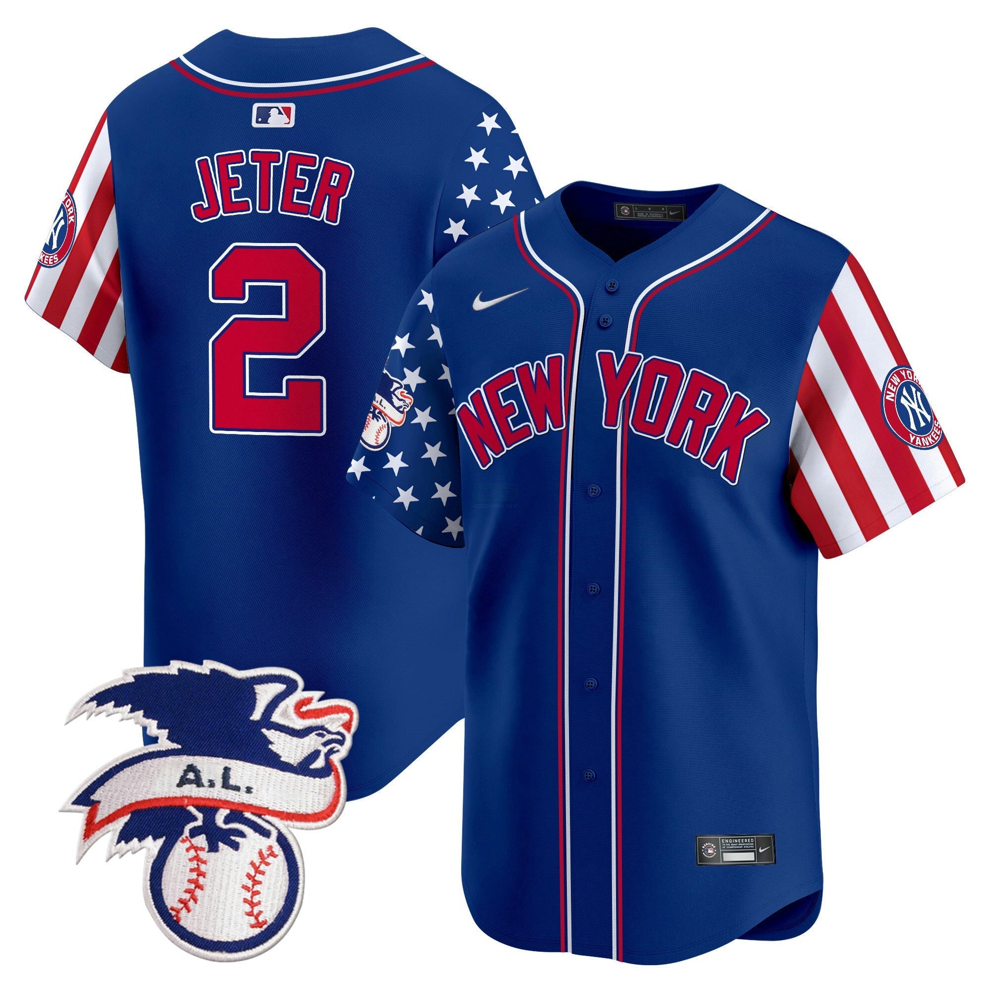 Camisa MLB Men’s New York 2024 Fourth of July Vapor Premier Limited Jersey V6