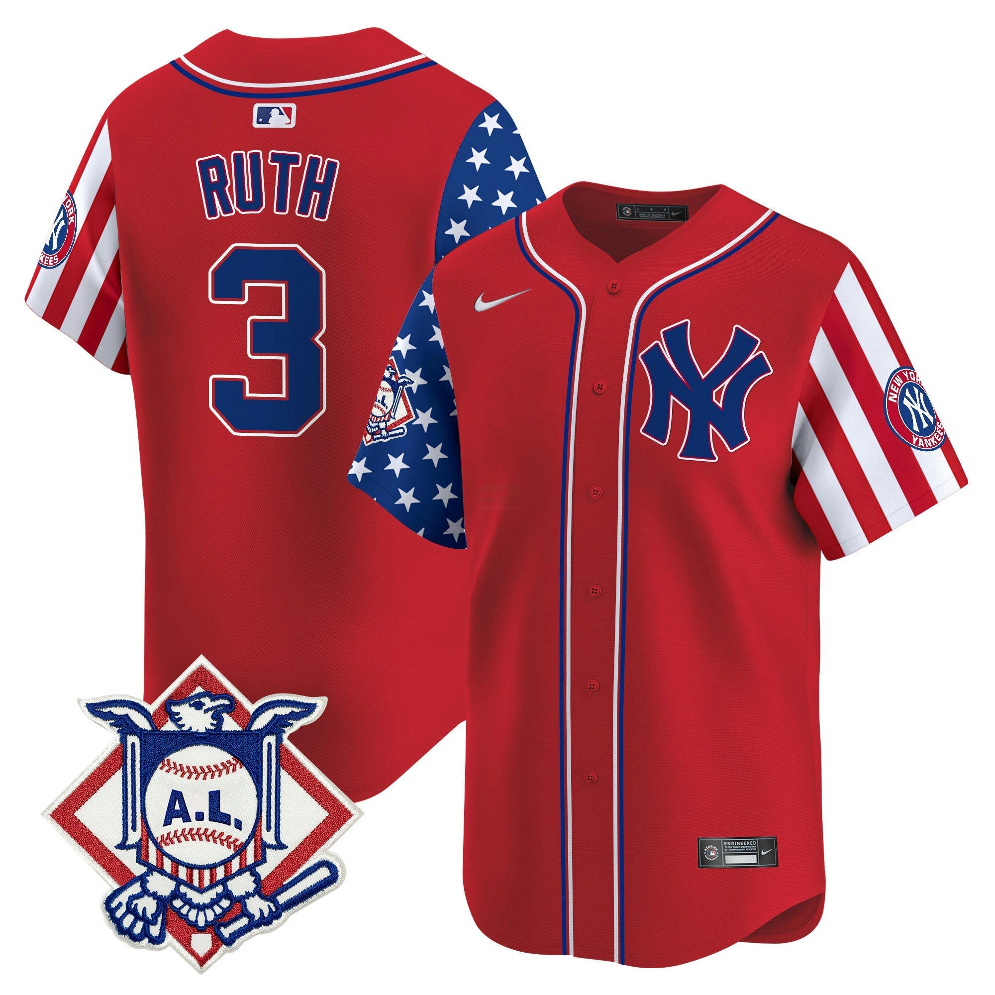 Camisa MLB Men’s New York 2024 Fourth of July Vapor Premier Limited Jersey