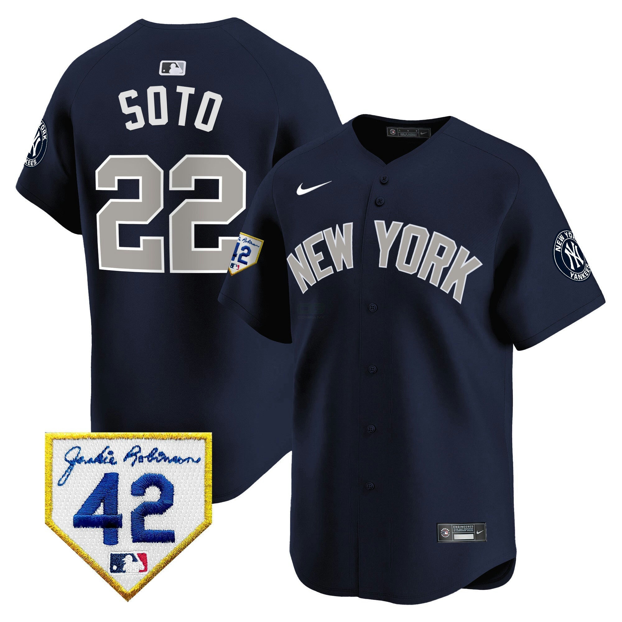 Camisa MLB Men’s New York 2024 Jackie Robinson Patch Vapor Premier Limited Jersey