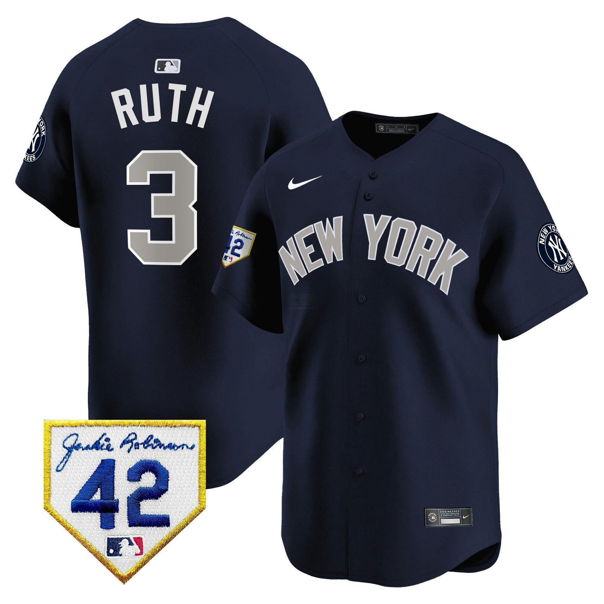 Camisa MLB Men’s New York 2024 Jackie Robinson Patch Vapor Premier Limited Jersey