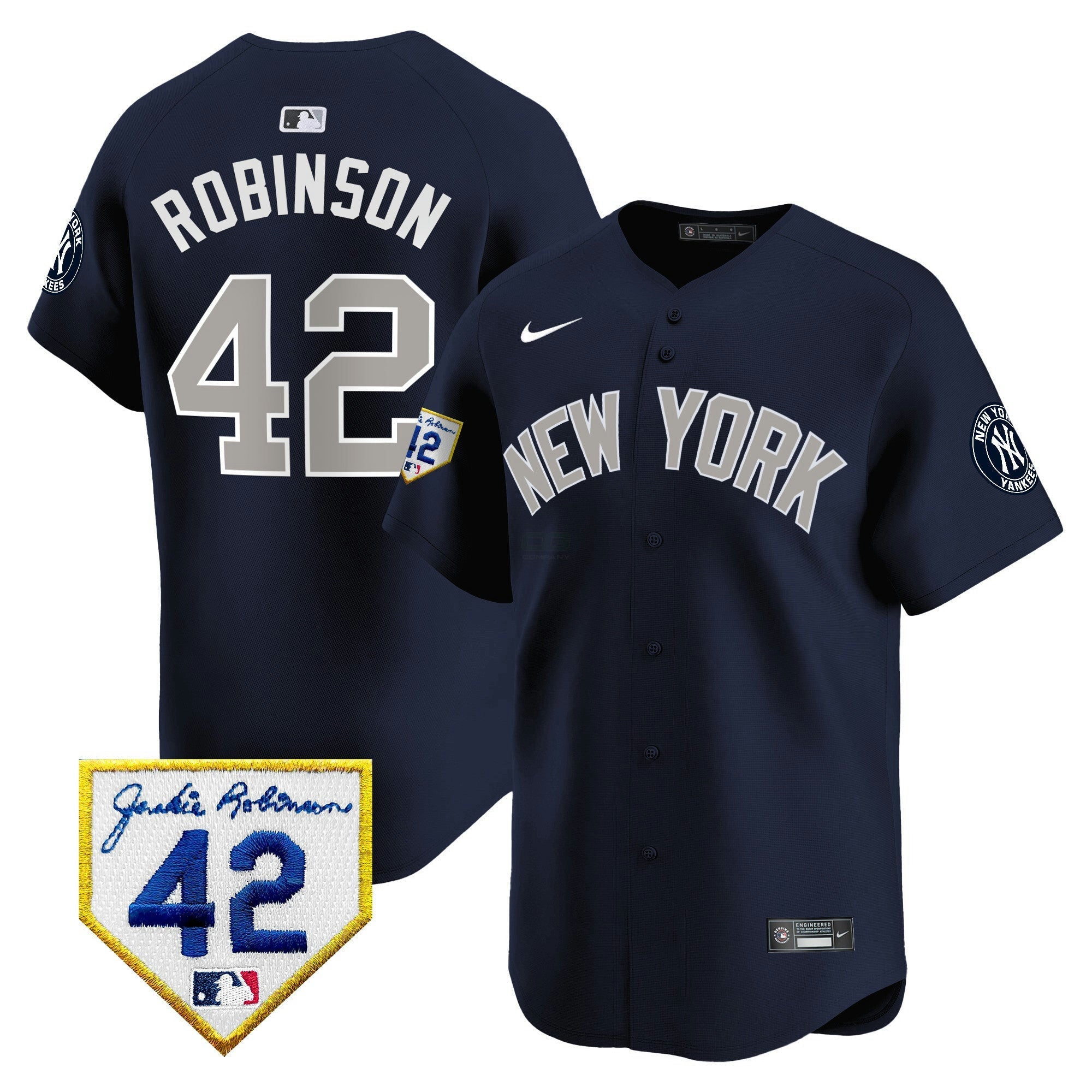 Camisa MLB Men’s New York 2024 Jackie Robinson Patch Vapor Premier Limited Jersey