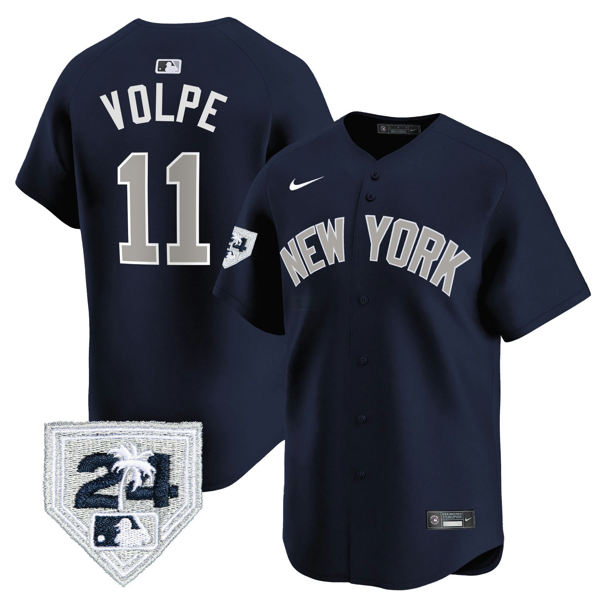 Camisa MLB Men’s New York 2024 Spring Training Patch Vapor Premier Limited Jersey