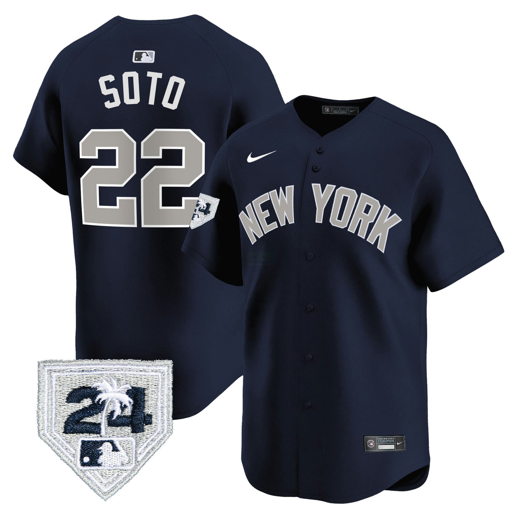 Camisa MLB Men’s New York 2024 Spring Training Patch Vapor Premier Limited Jersey