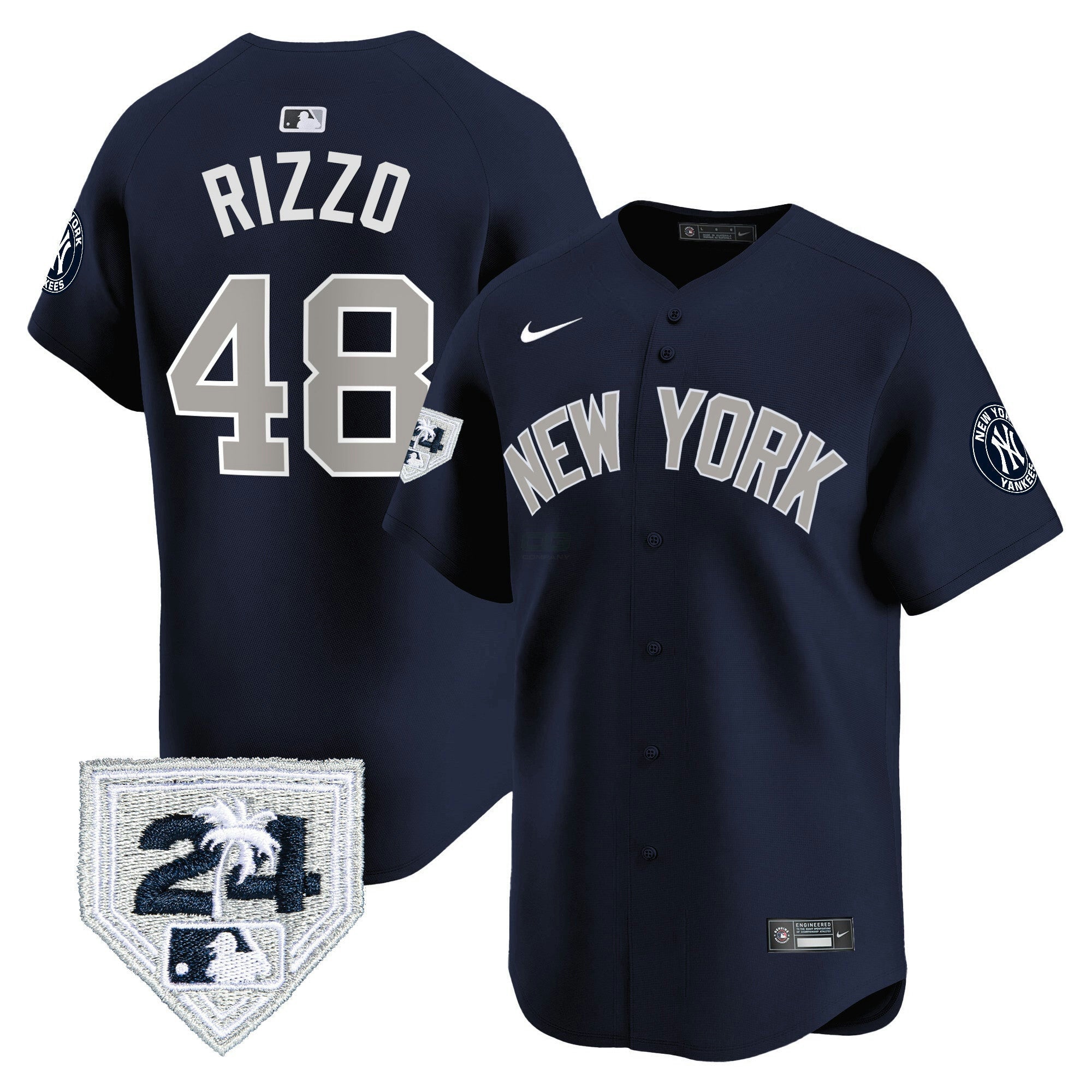 Camisa MLB Men’s New York 2024 Spring Training Patch Vapor Premier Limited Jersey V3