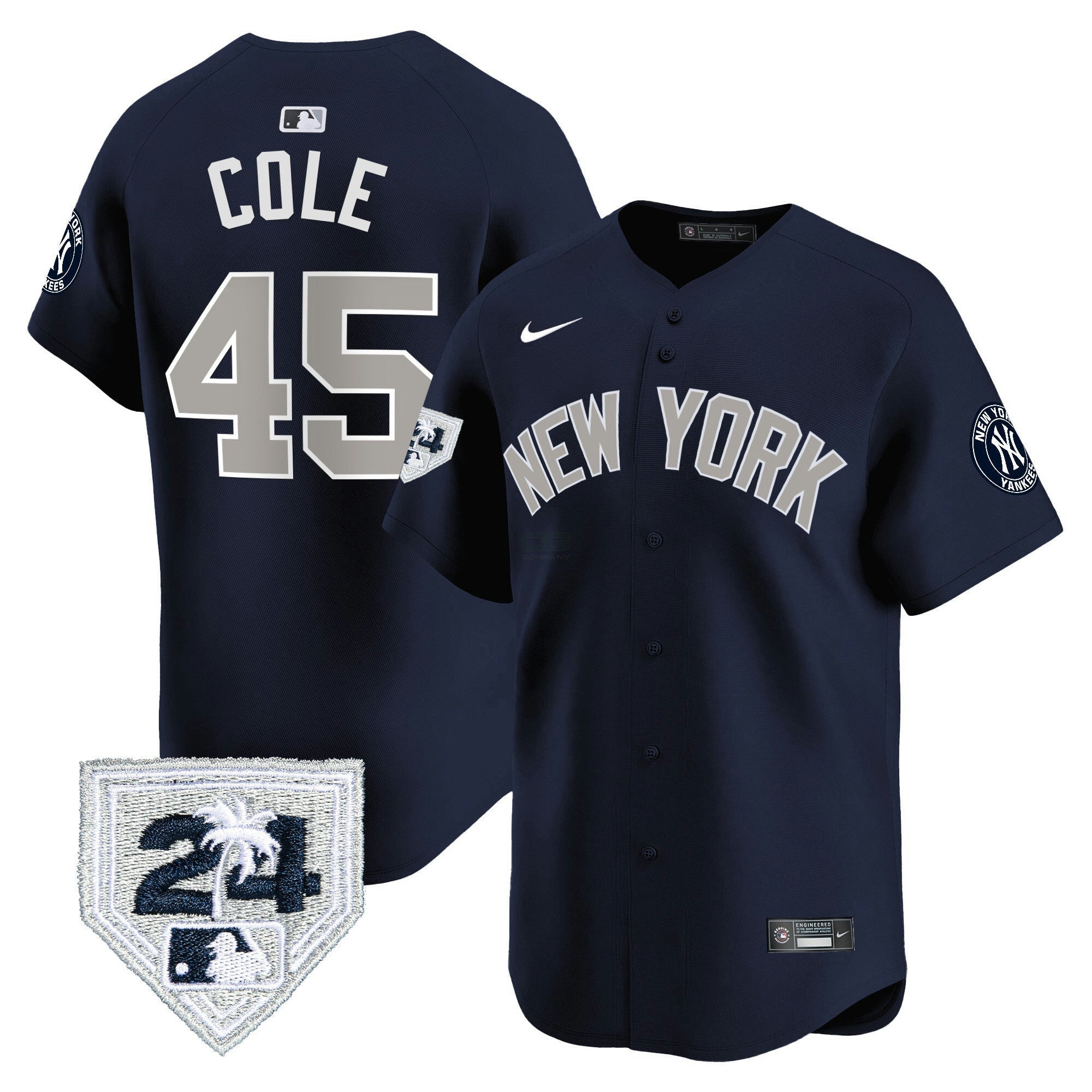Camisa MLB Men’s New York 2024 Spring Training Patch Vapor Premier Limited Jersey V3