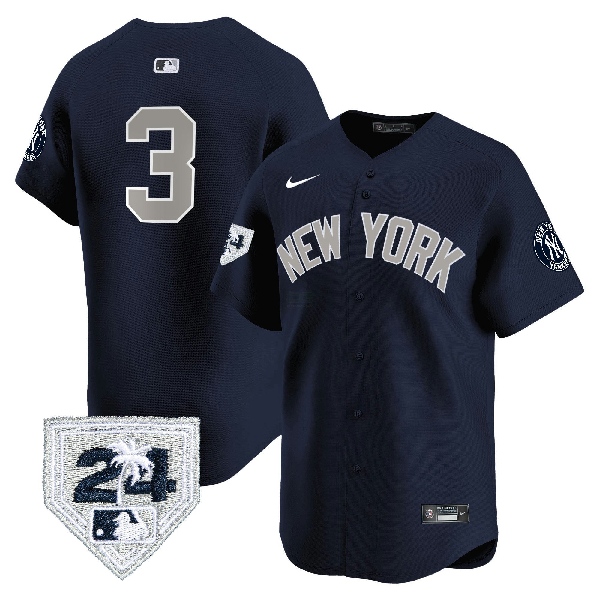 Camisa MLB Men’s New York 2024 Spring Training Patch Vapor Premier Limited Jersey V4