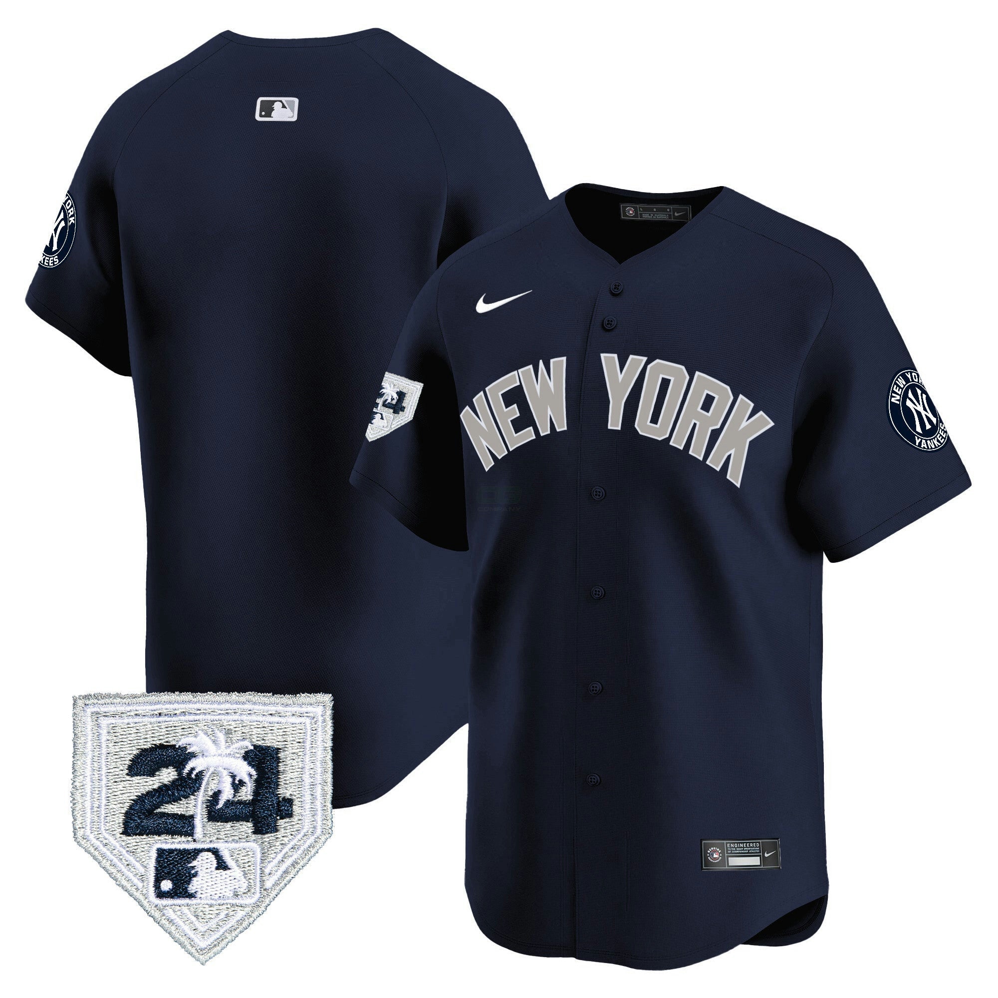 Camisa MLB Men’s New York 2024 Spring Training Patch Vapor Premier Limited Jersey V4