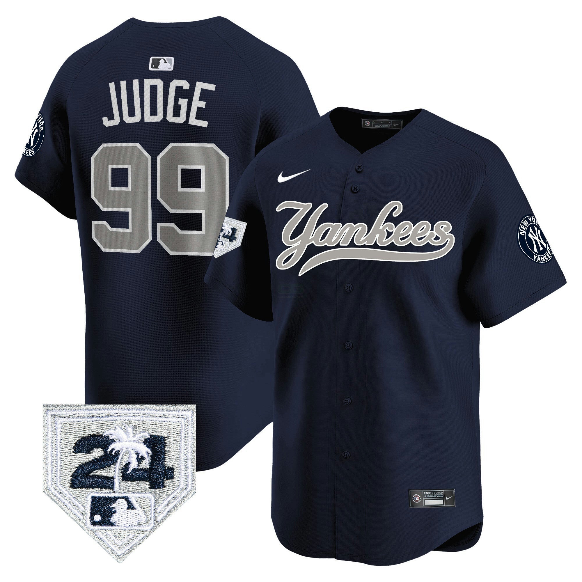 Camisa MLB Men’s New York 2024 Spring Training Patch Vapor Premier Limited Jersey V6
