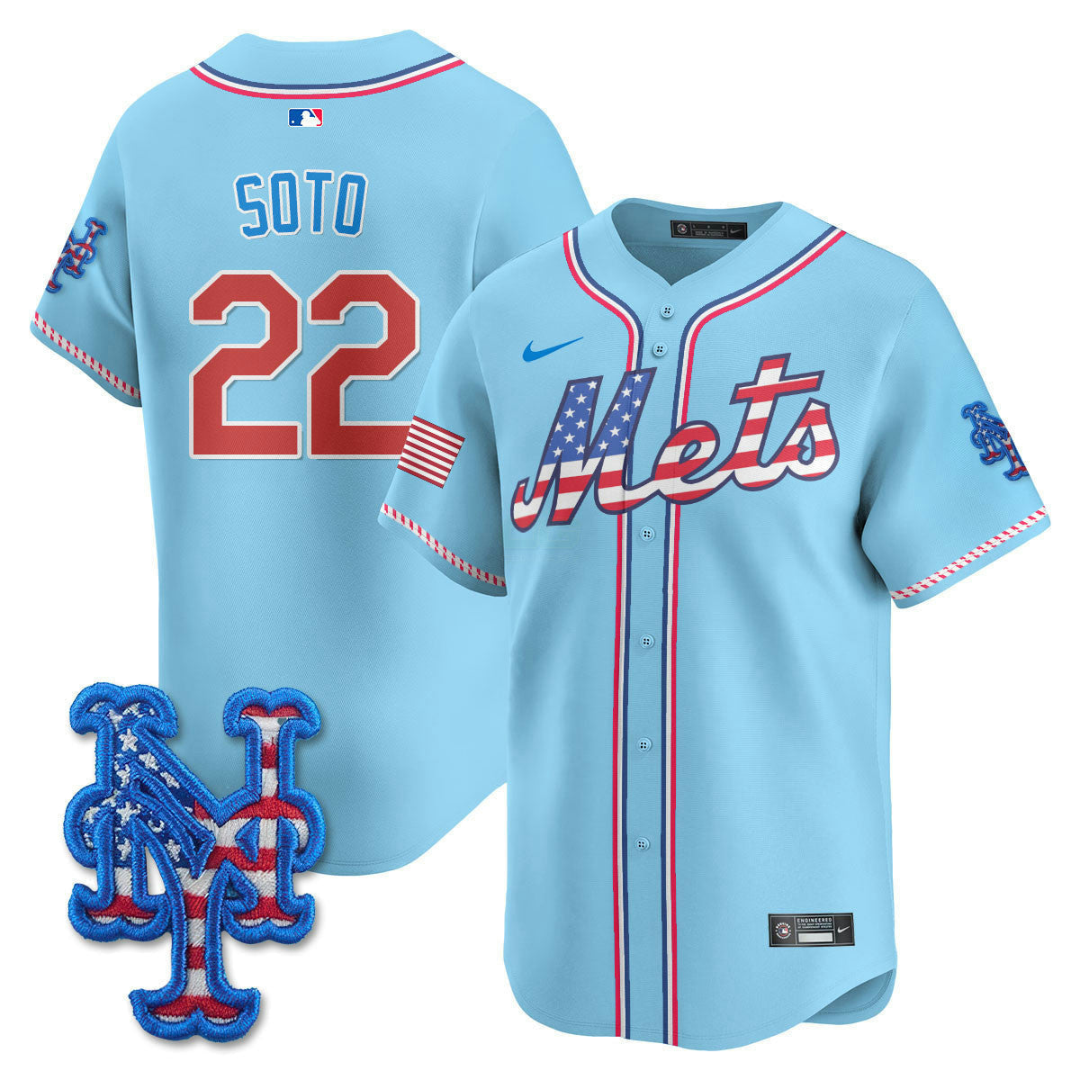 Camisa MLB Men’s New York 2025 Fourth of July Vapor Premier Limited Jersey