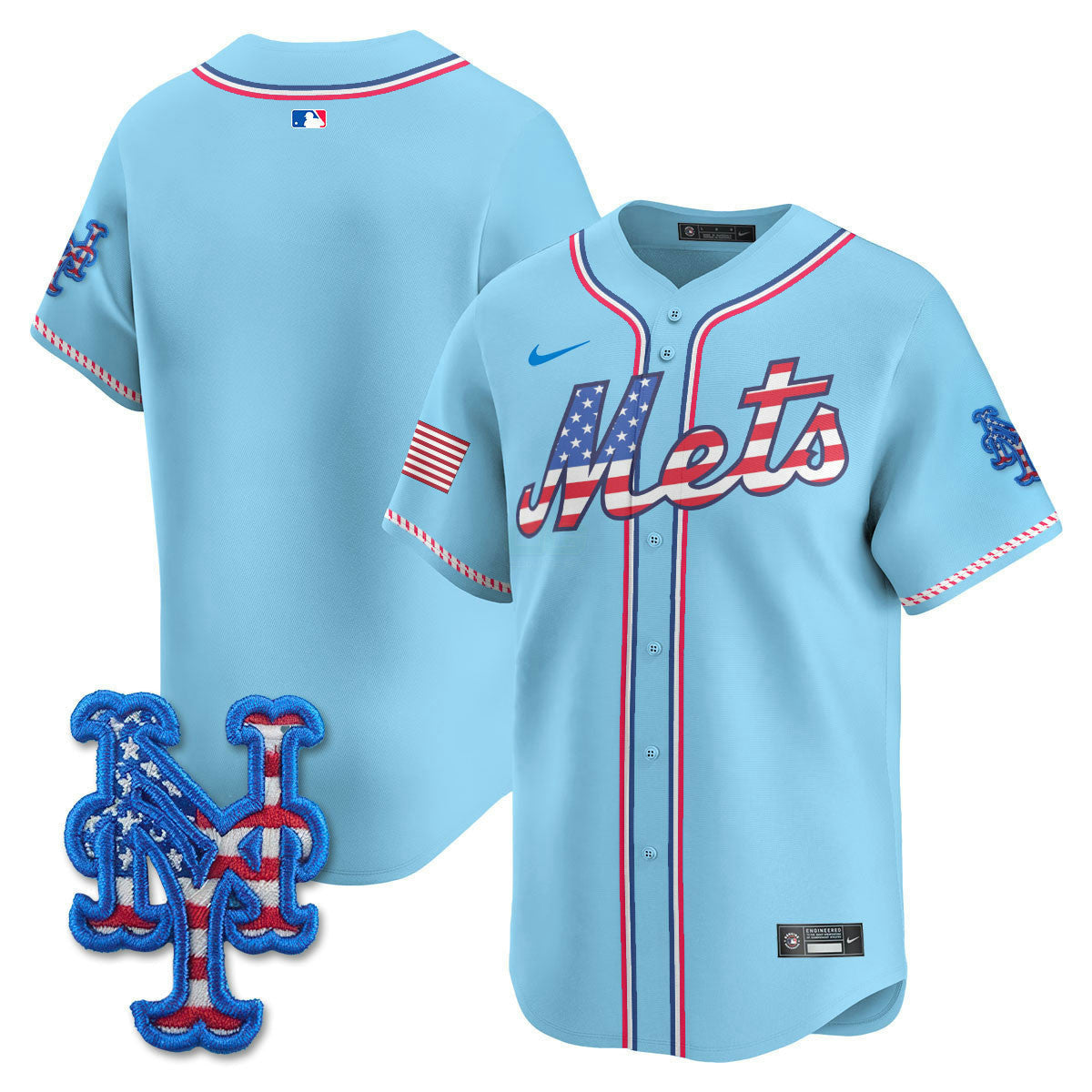 Camisa MLB Men’s New York 2025 Fourth of July Vapor Premier Limited Jersey
