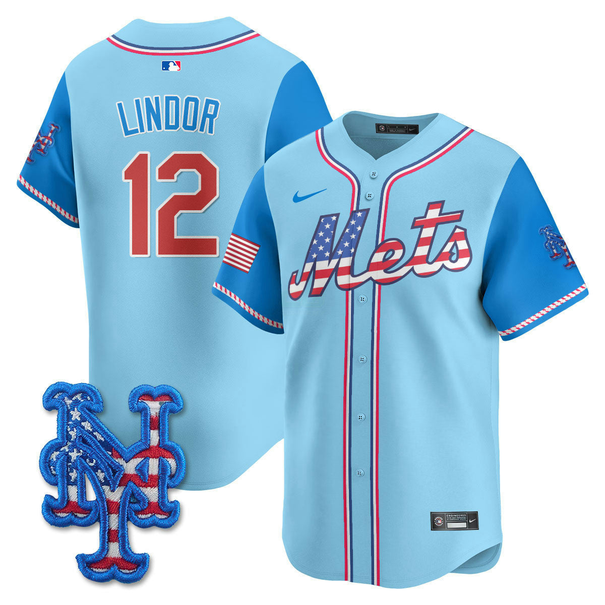 Camisa MLB Men’s New York 2025 Fourth of July Vapor Premier Limited Jersey