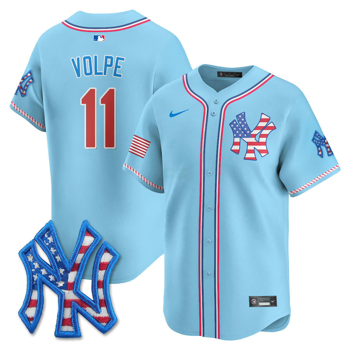 Camisa MLB Men’s New York 2025 Fourth of July Vapor Premier Limited Jersey