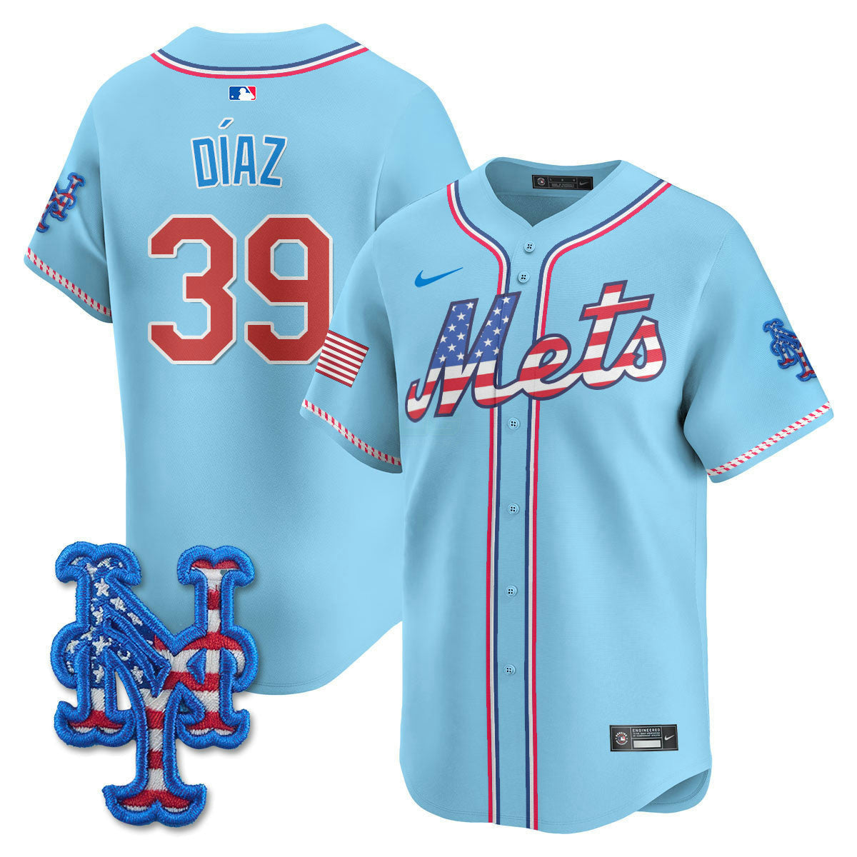 Camisa MLB Men’s New York 2025 Fourth of July Vapor Premier Limited Jersey