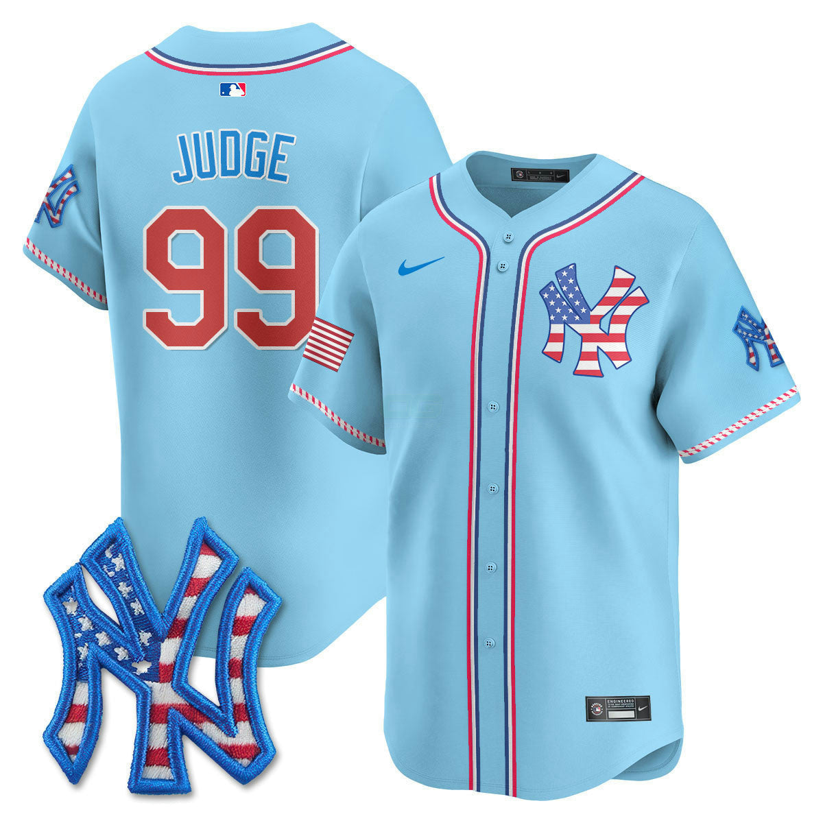 Camisa MLB Men’s New York 2025 Fourth of July Vapor Premier Limited Jersey