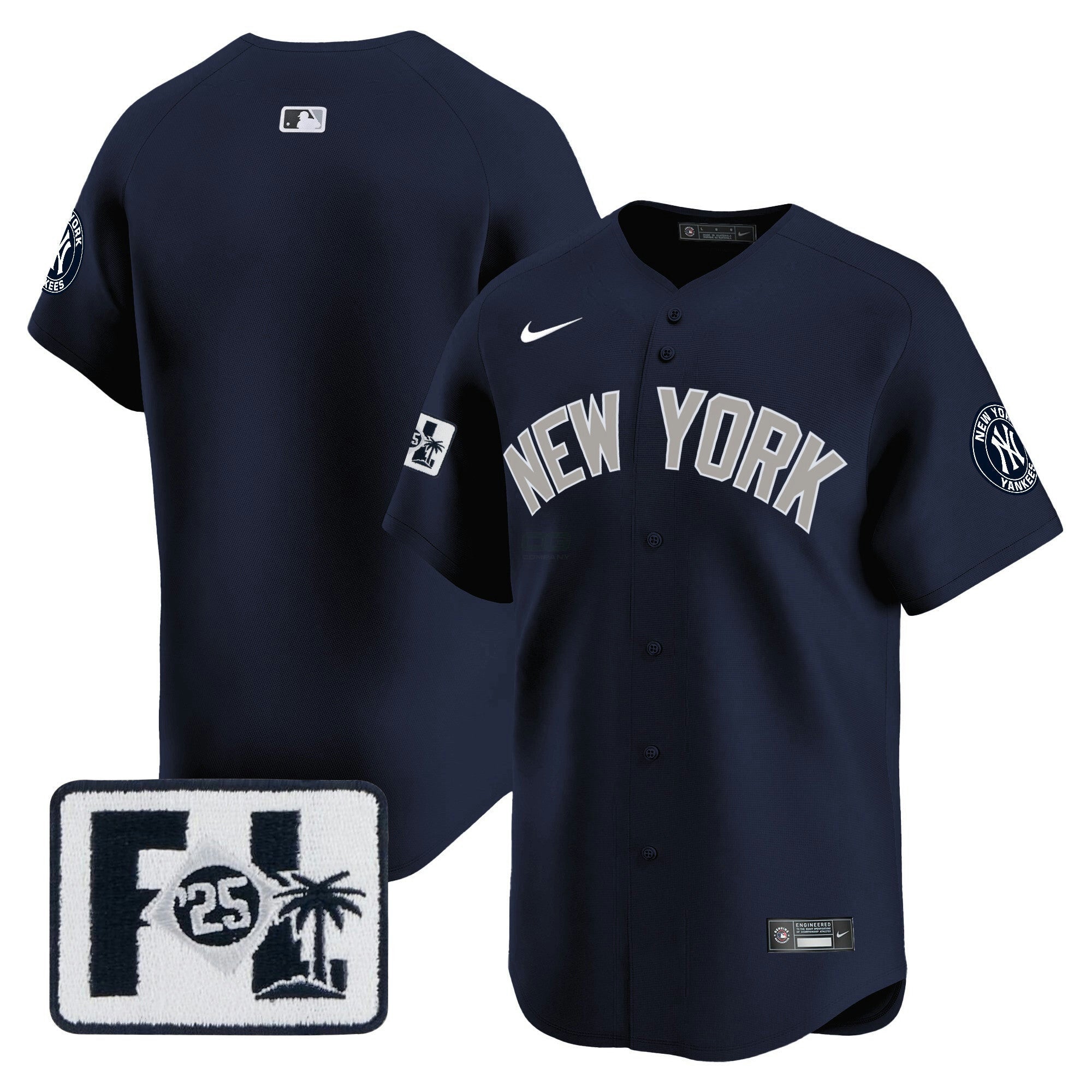 Camisa MLB Men’s New York 2025 Spring Training Patch Vapor Premier Limited Jersey