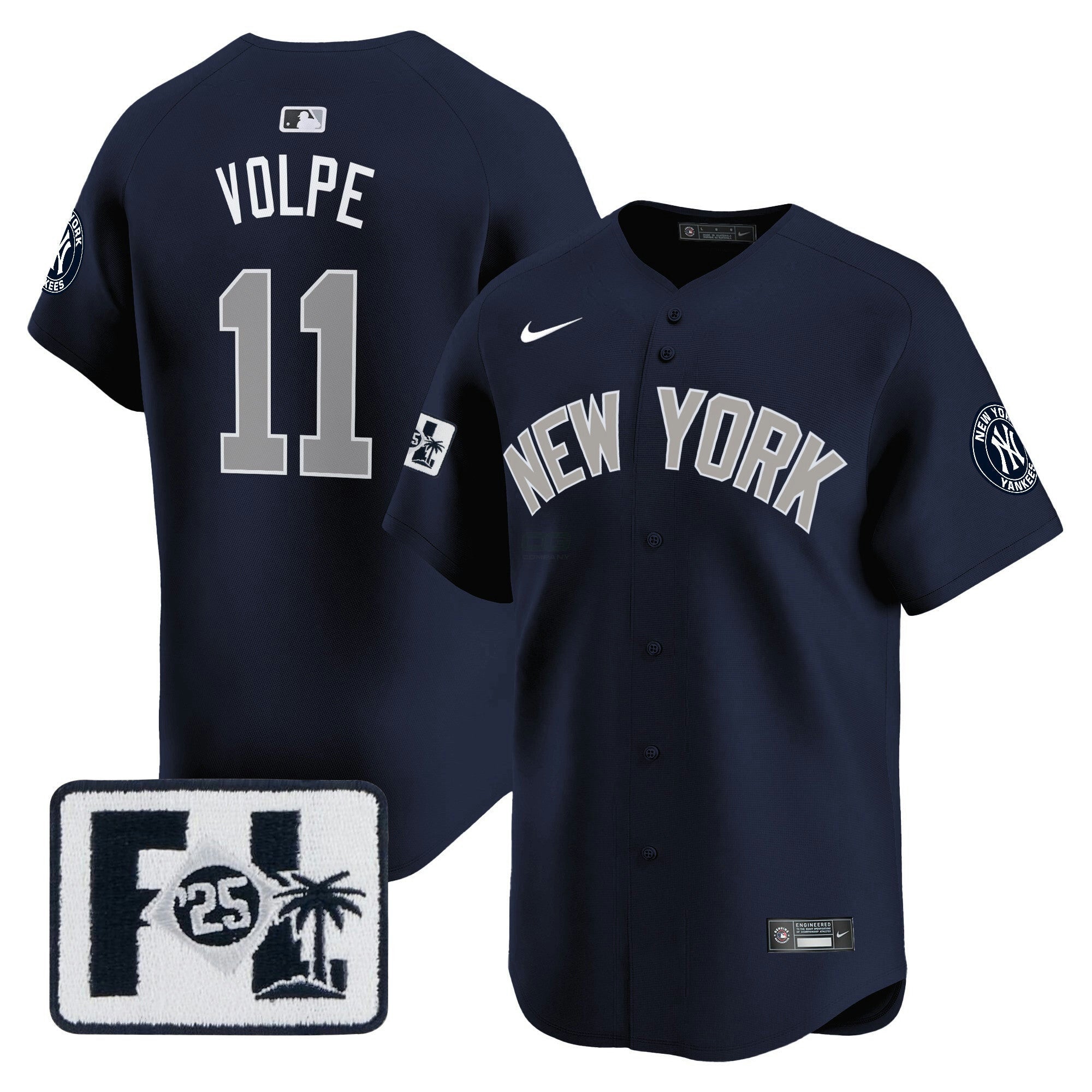 Camisa MLB Men’s New York 2025 Spring Training Patch Vapor Premier Limited Jersey