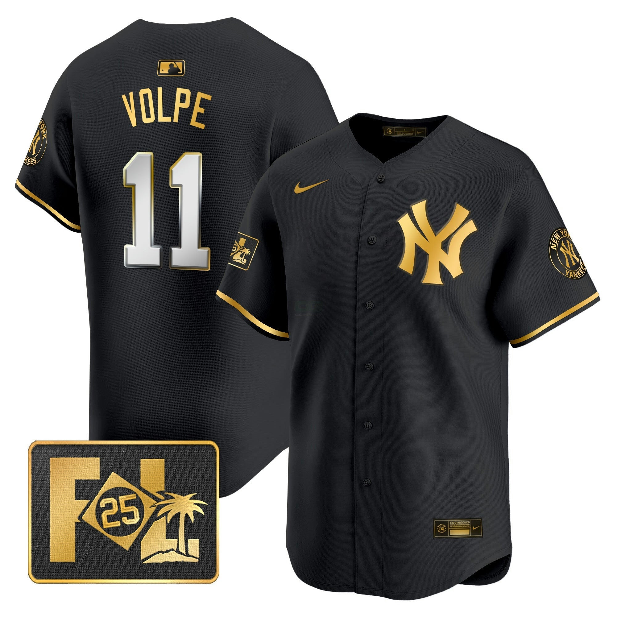 Camisa MLB Men’s New York 2025 Spring Training Patch Vapor Premier Limited Jersey