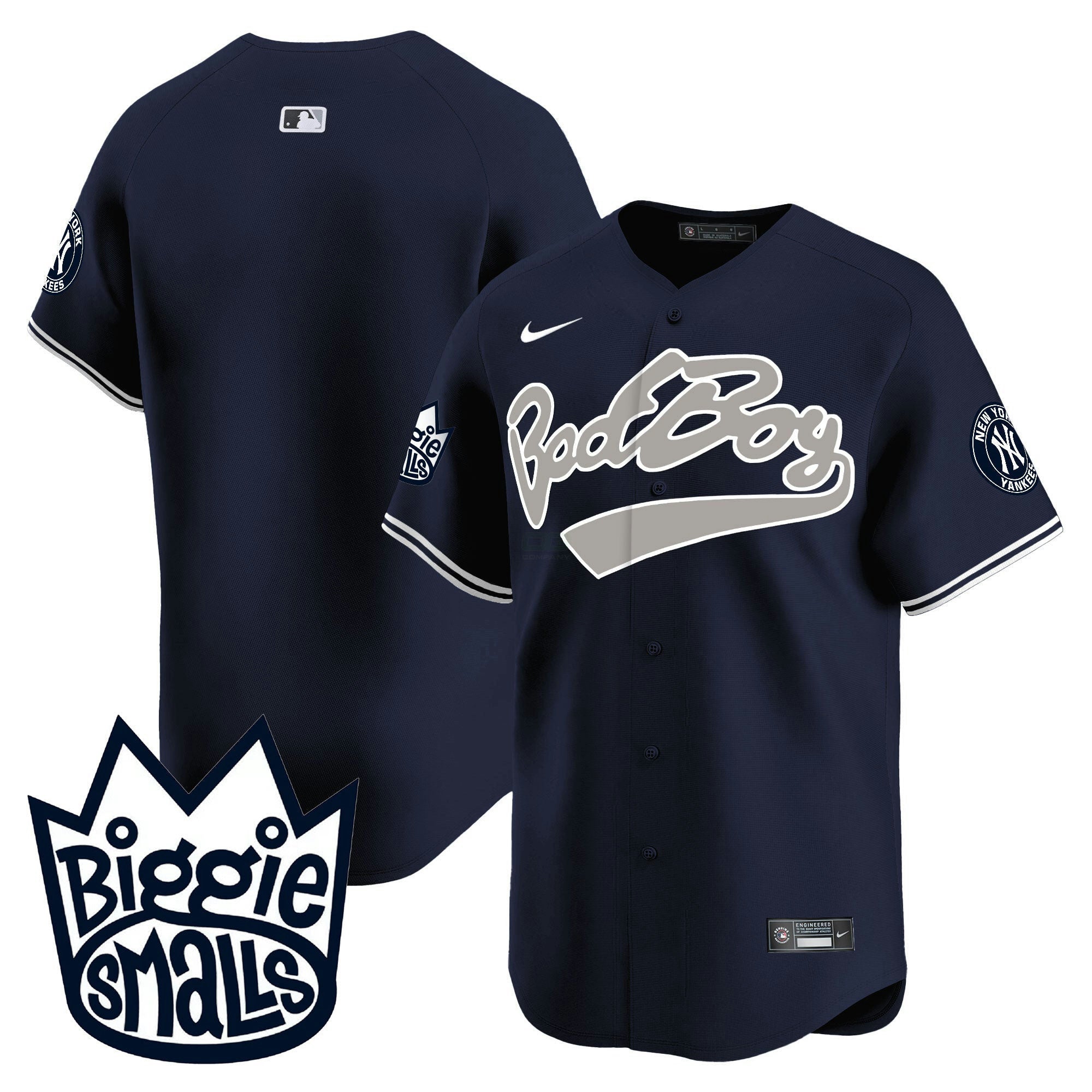 Camisa MLB Men’s New York Biggie Smalls Vapor Premier Limited Jersey