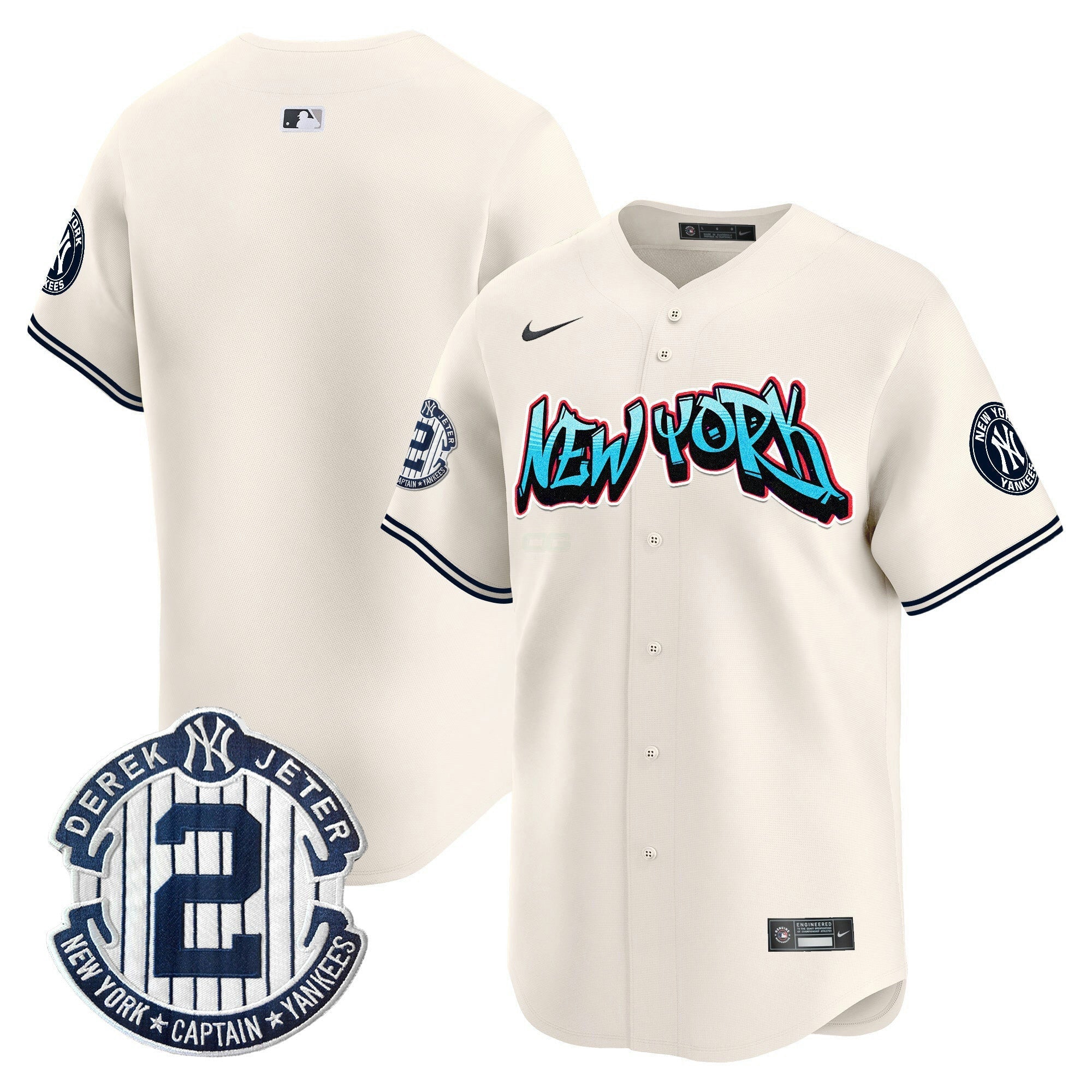Camisa MLB Men’s New York Graffiti Vapor Premier Limited Jersey