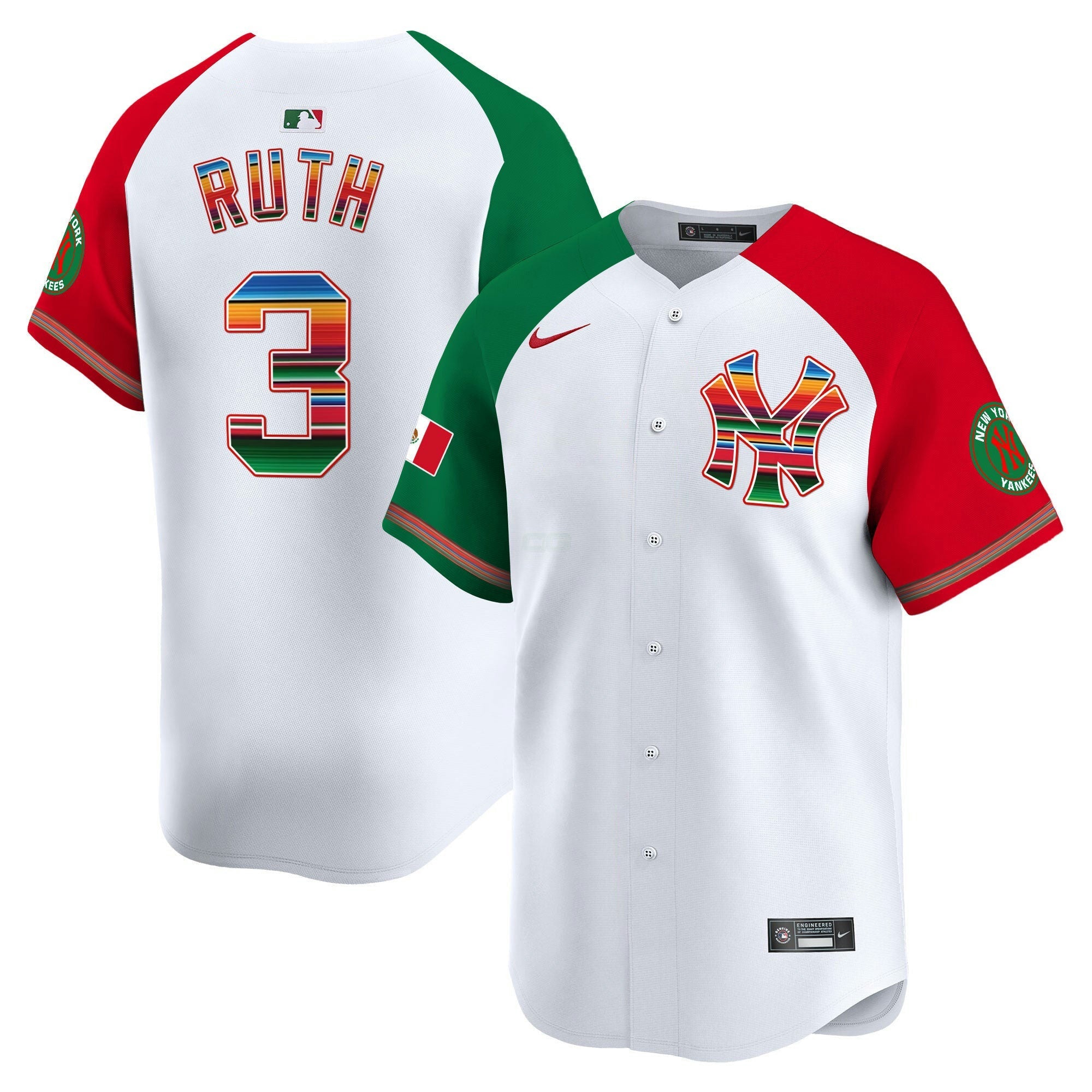 Camisa MLB Men’s New York Mexico Vapor Premier Limited Jersey