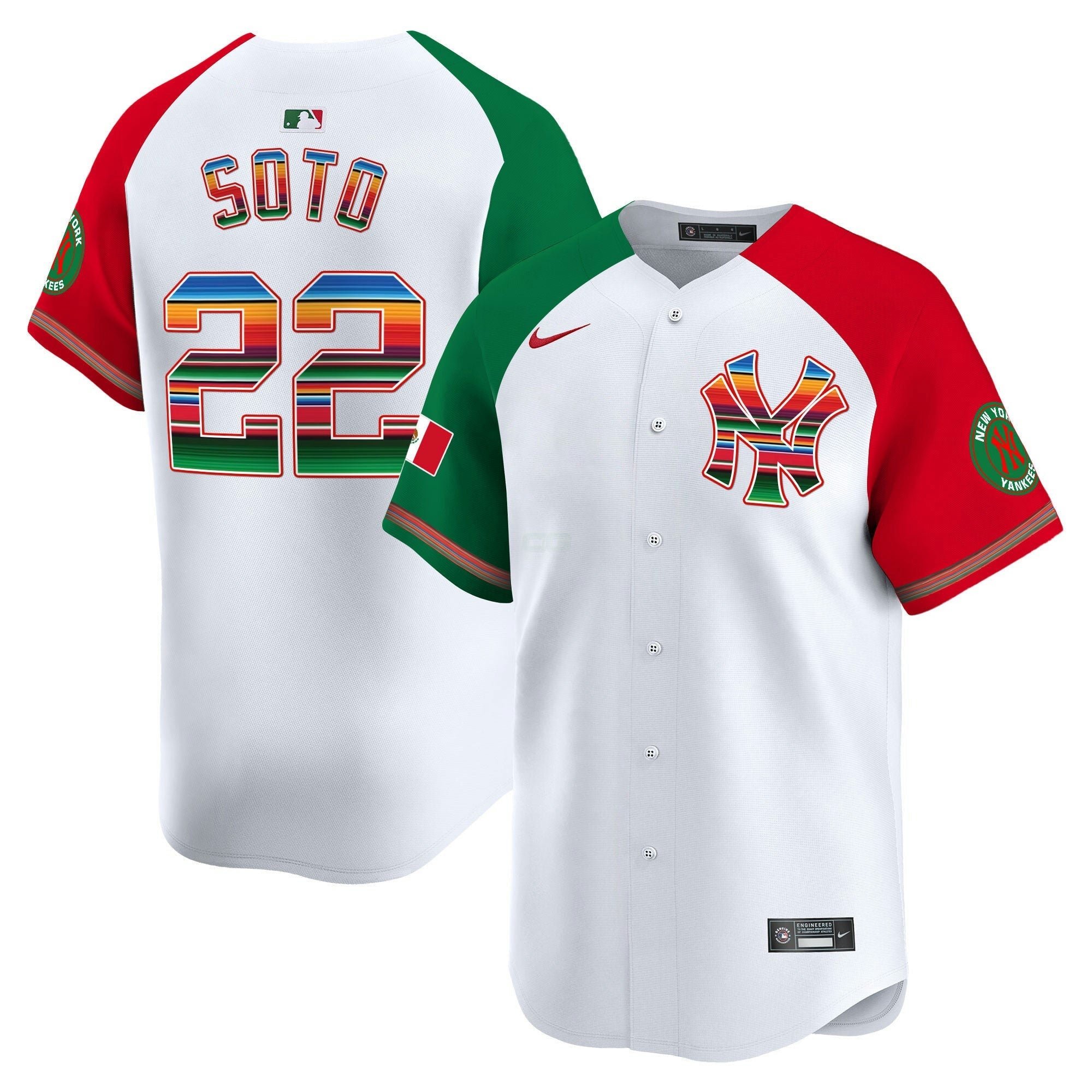 Camisa MLB Men’s New York Mexico Vapor Premier Limited Jersey